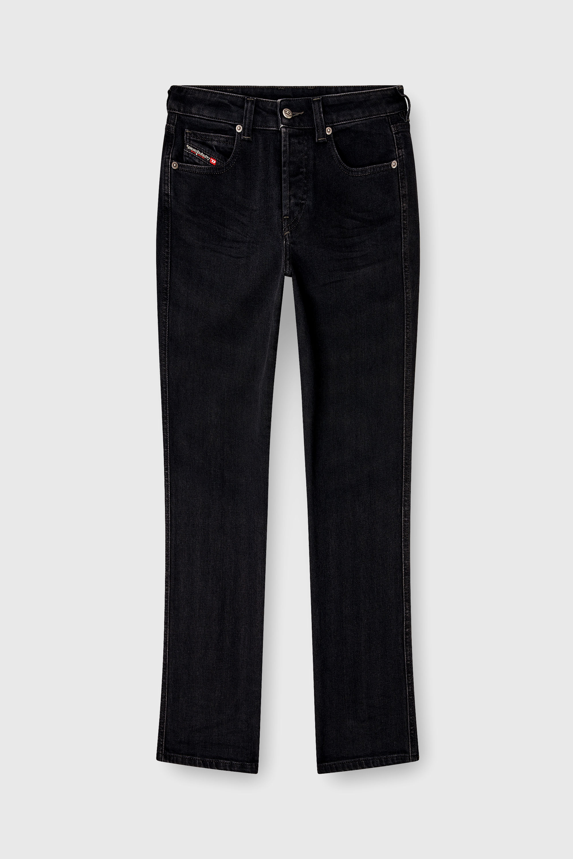 Diesel - Slim Jeans 1992 D-Jiann 09N89 Donna, Nero/Grigio scuro - Image 6