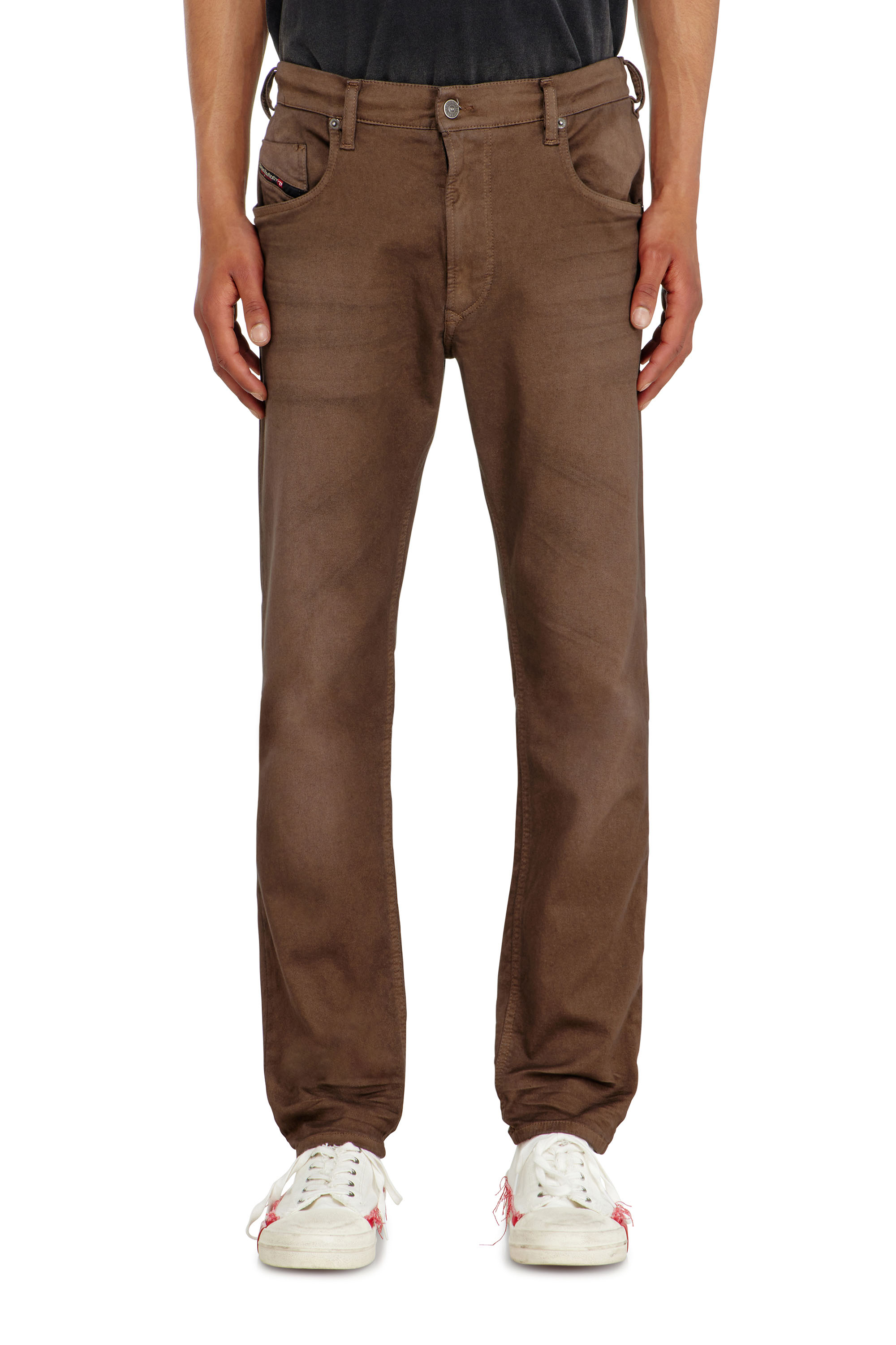 Diesel - Regular 2032 D-Krooley-BW Joggjeans&reg; 0670M Uomo, Marrone - Image 3