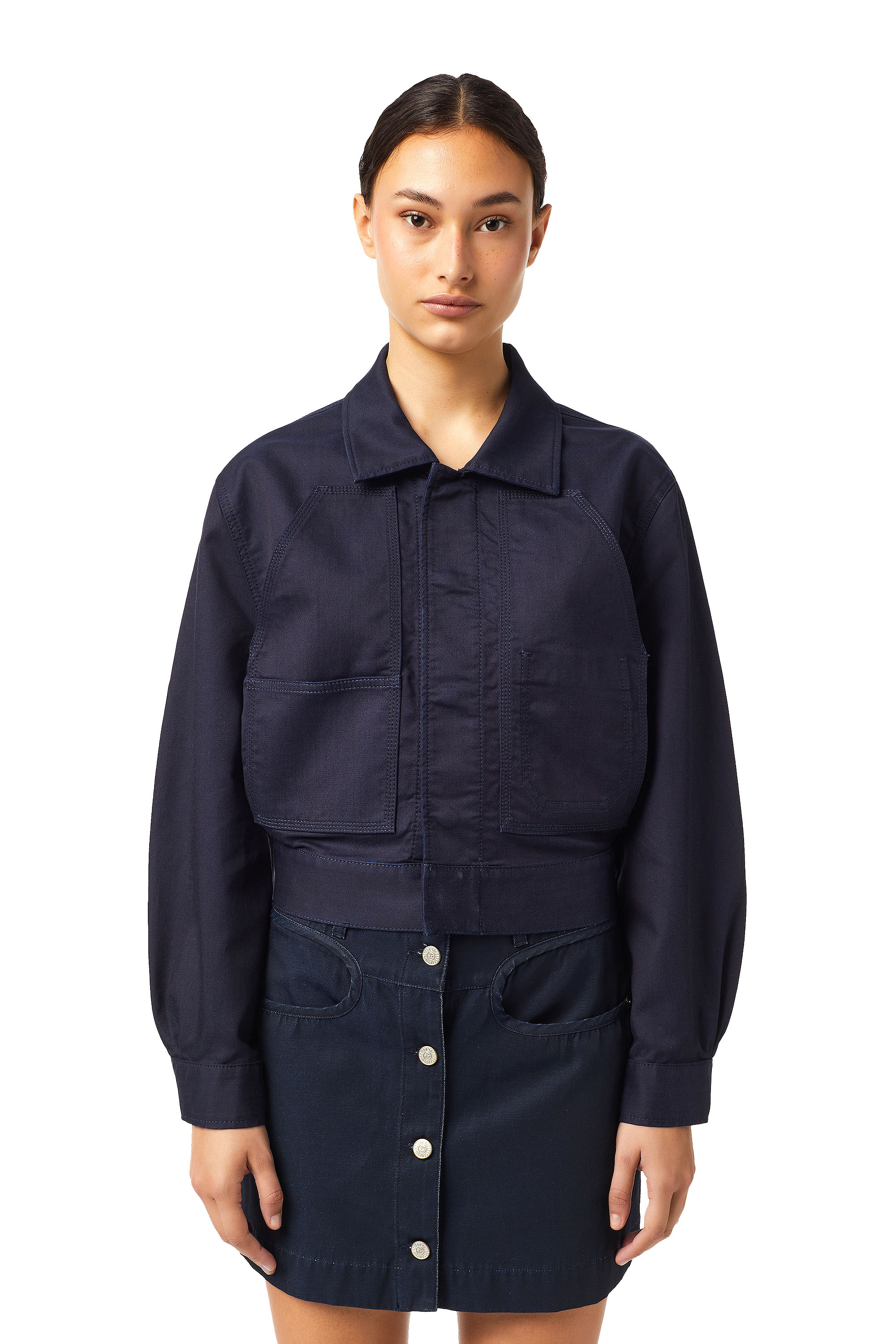 D-MERYL-SP JOGGJEANS, Blu Scuro - Giacche in denim