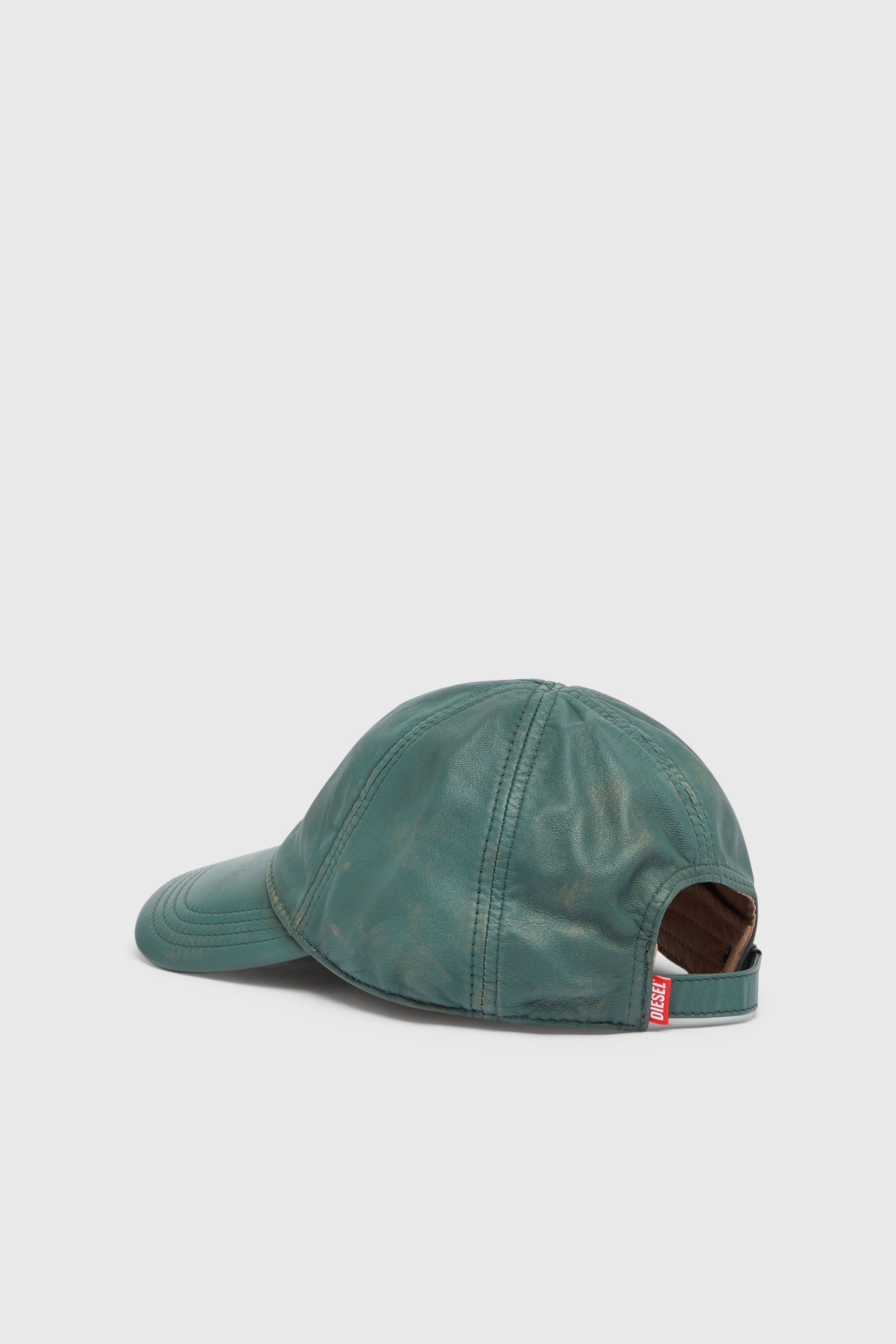 Diesel - C-ASPO, Cappellino baseball in pelle lavorata Uomo in ToBeDefined - 2