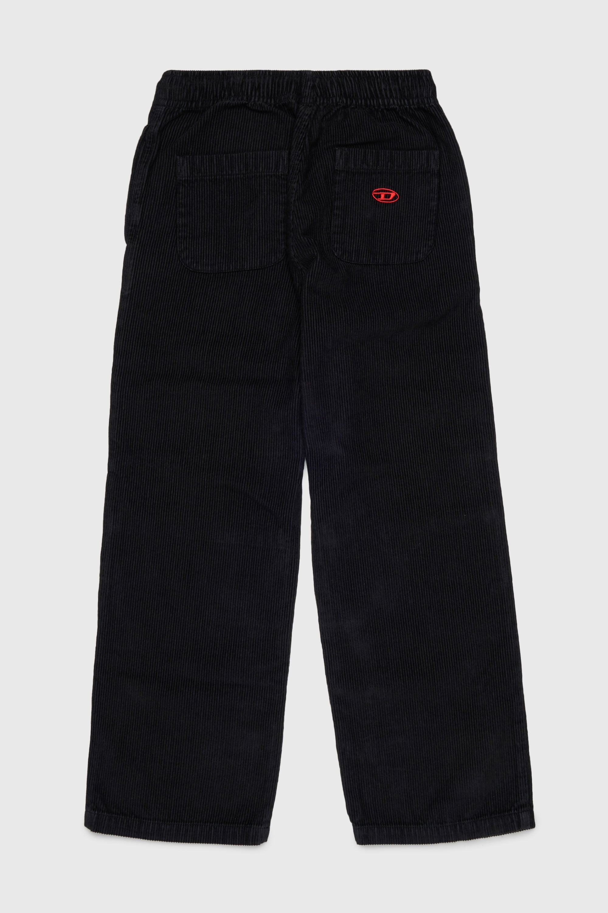 Diesel - PMILL, Pantaloni in velluto a coste con vita regolabile tramite coulisse Uomo in Nero - 2