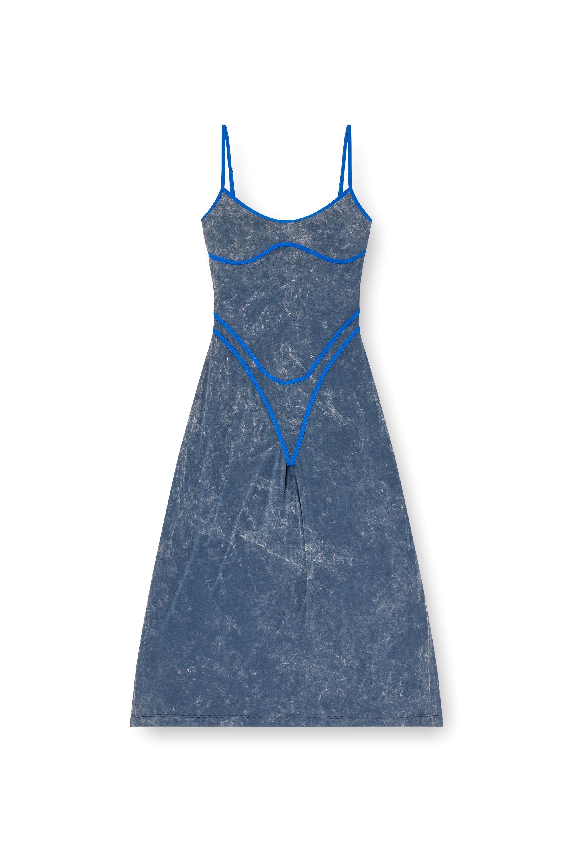 Diesel - D-WOW, Abito con dettaglio lingerie Donna in Blu - 1