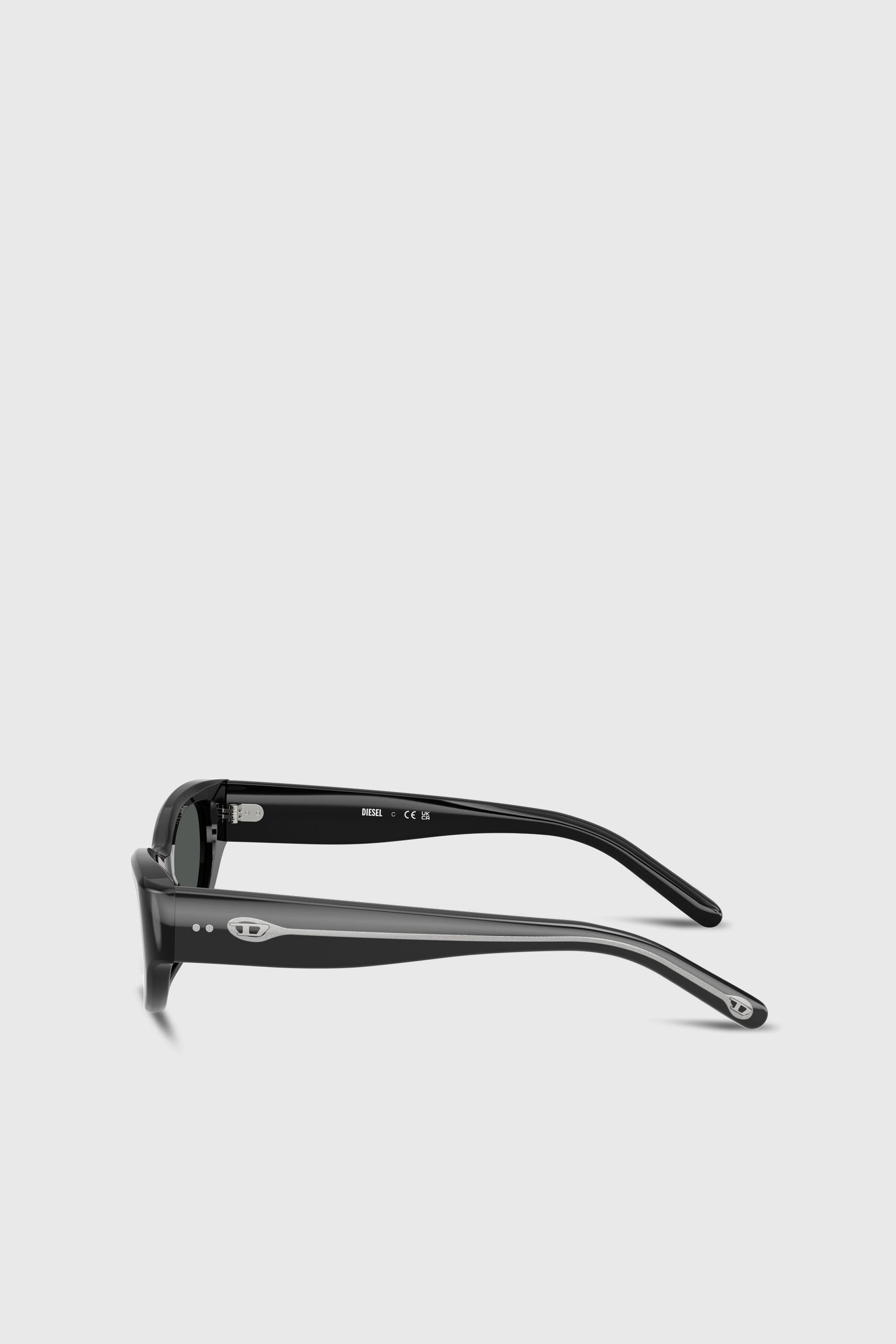 Diesel - 0DL2010U, Occhiali da sole stile cat-eye Unisex in Nero - 5