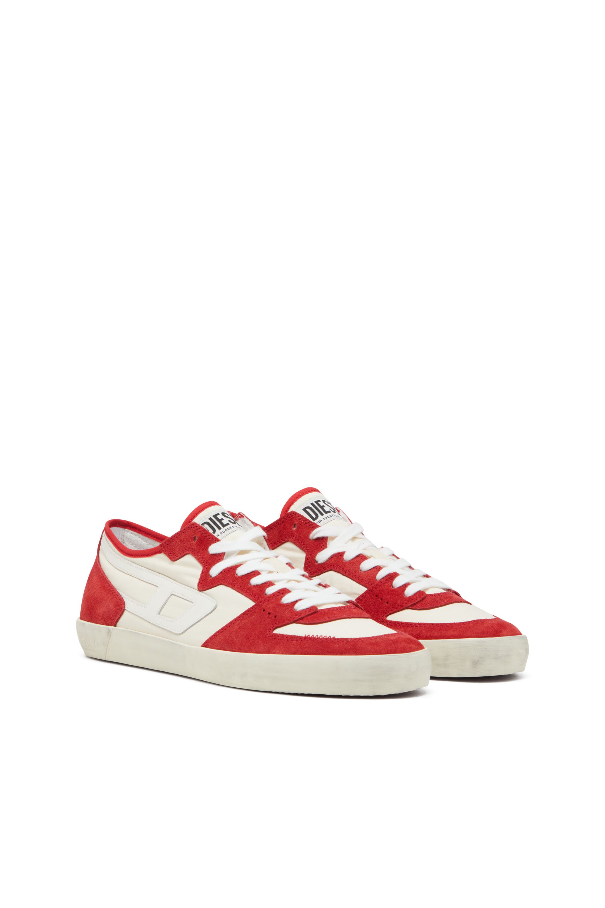 Diesel - S-LEROJI D-1 LOW, Sneaker in ripstop imbottito e suede Uomo in Multicolor - 2