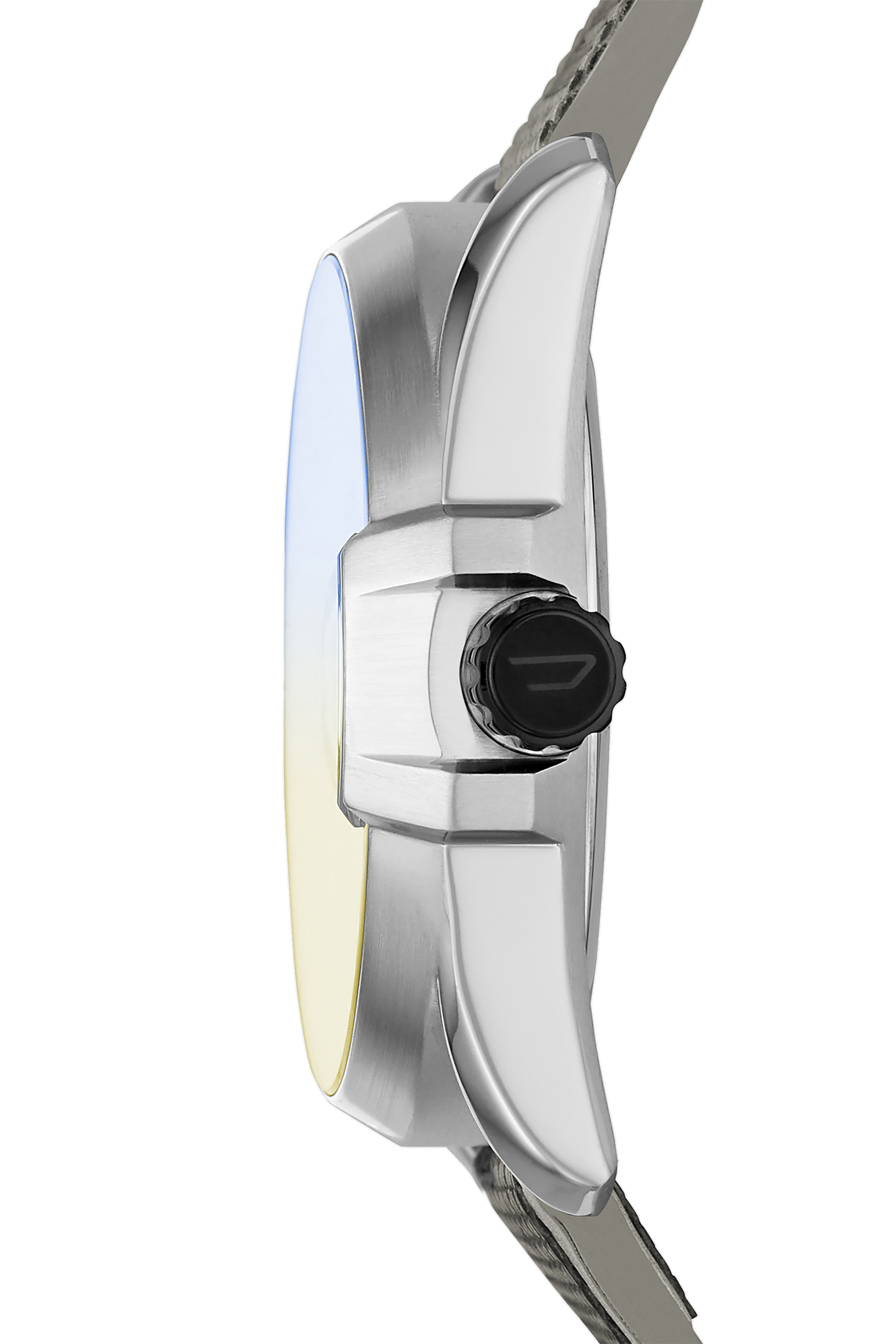 Diesel - DZ1902, Orologio a tre lancette MS9 con cinturino in nylon nero Uomo in Grigio - 3