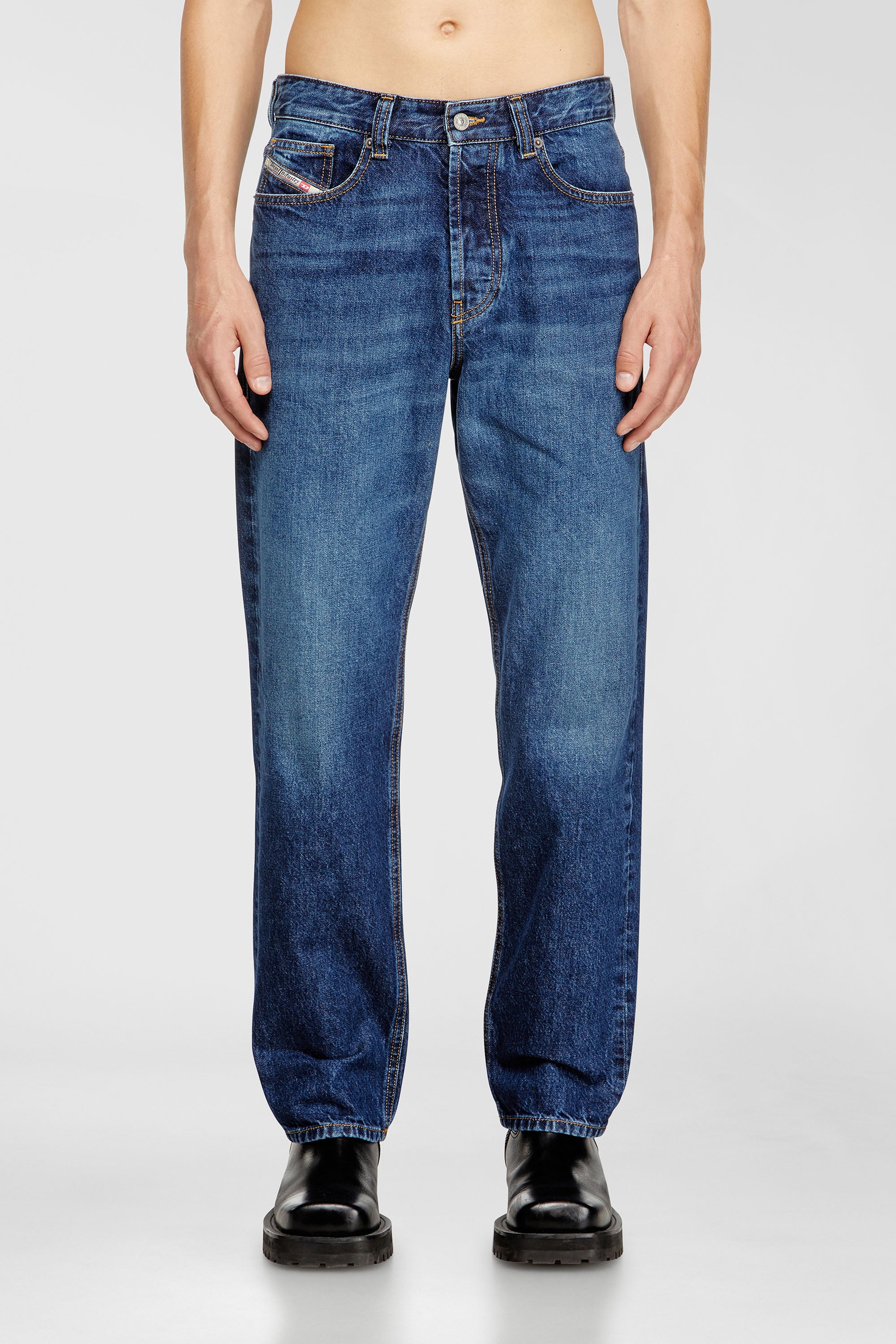 Diesel - Regular Jeans 2024 D-Macs 09I27 Uomo, Blu medio - Image 1