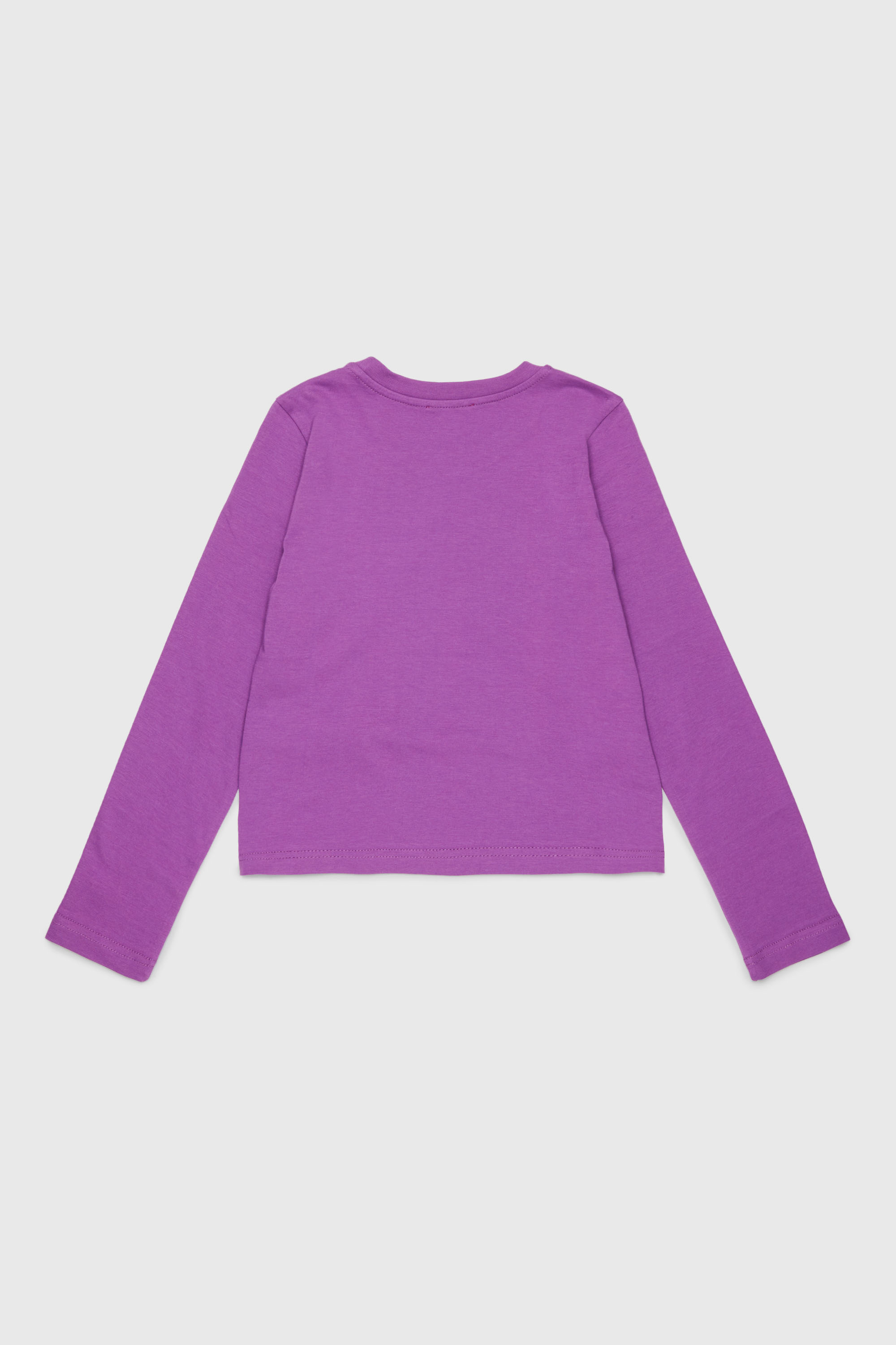 Diesel - TORSY, T-shirt a manica lunga con stampa logo originale Donna in Viola - 2