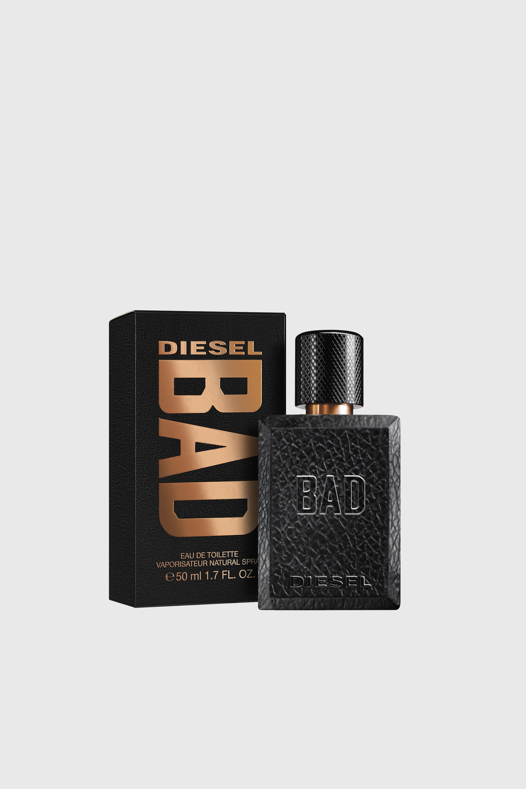 Diesel - BAD 50ML, Man's Bad 50ml, 1.7 FL.OZ., Eau de Toilette in Black - 2