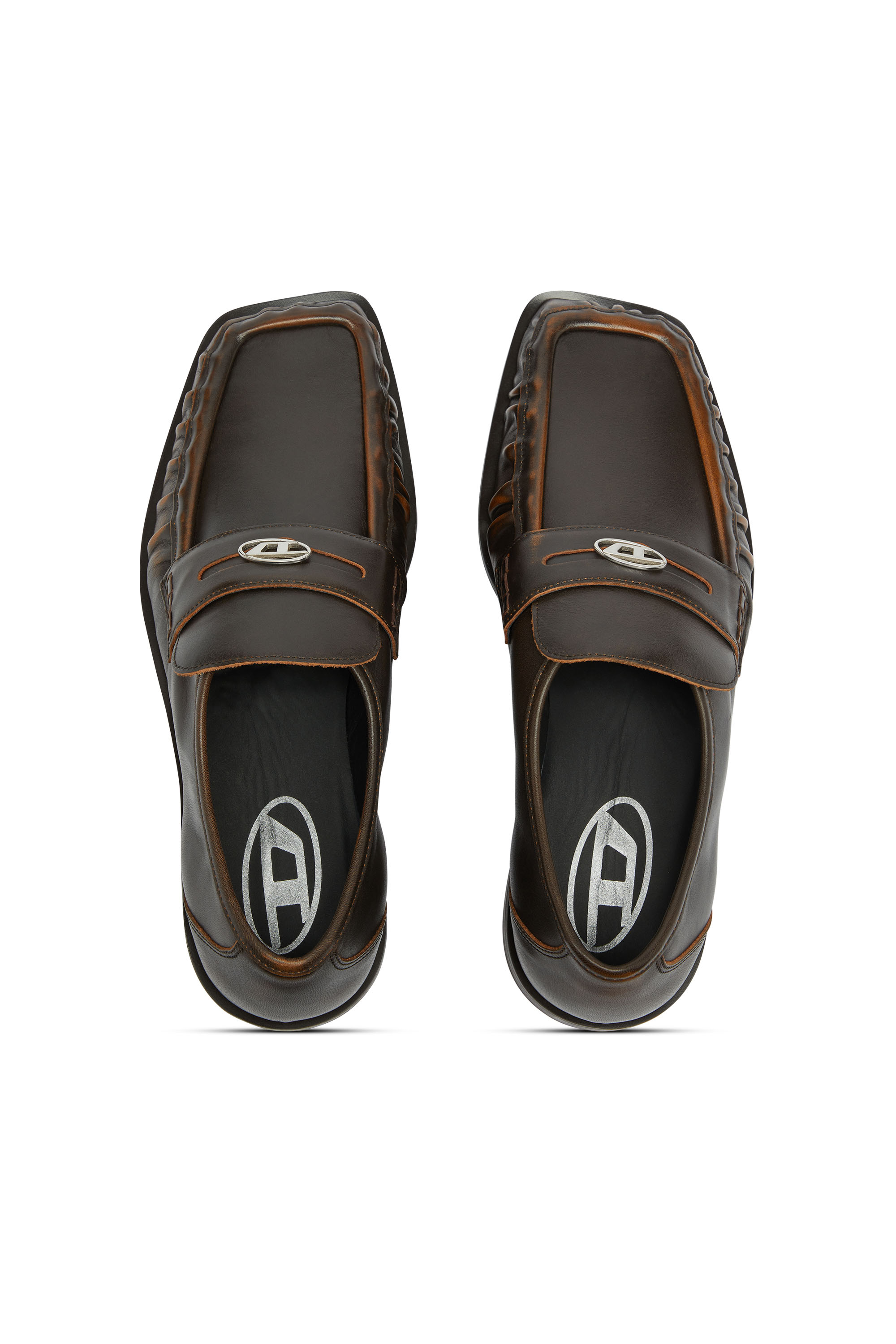 Diesel - D-AMBER LOAFER, D-Amber - Penny loafers in pelle Uomo in ToBeDefined - 5