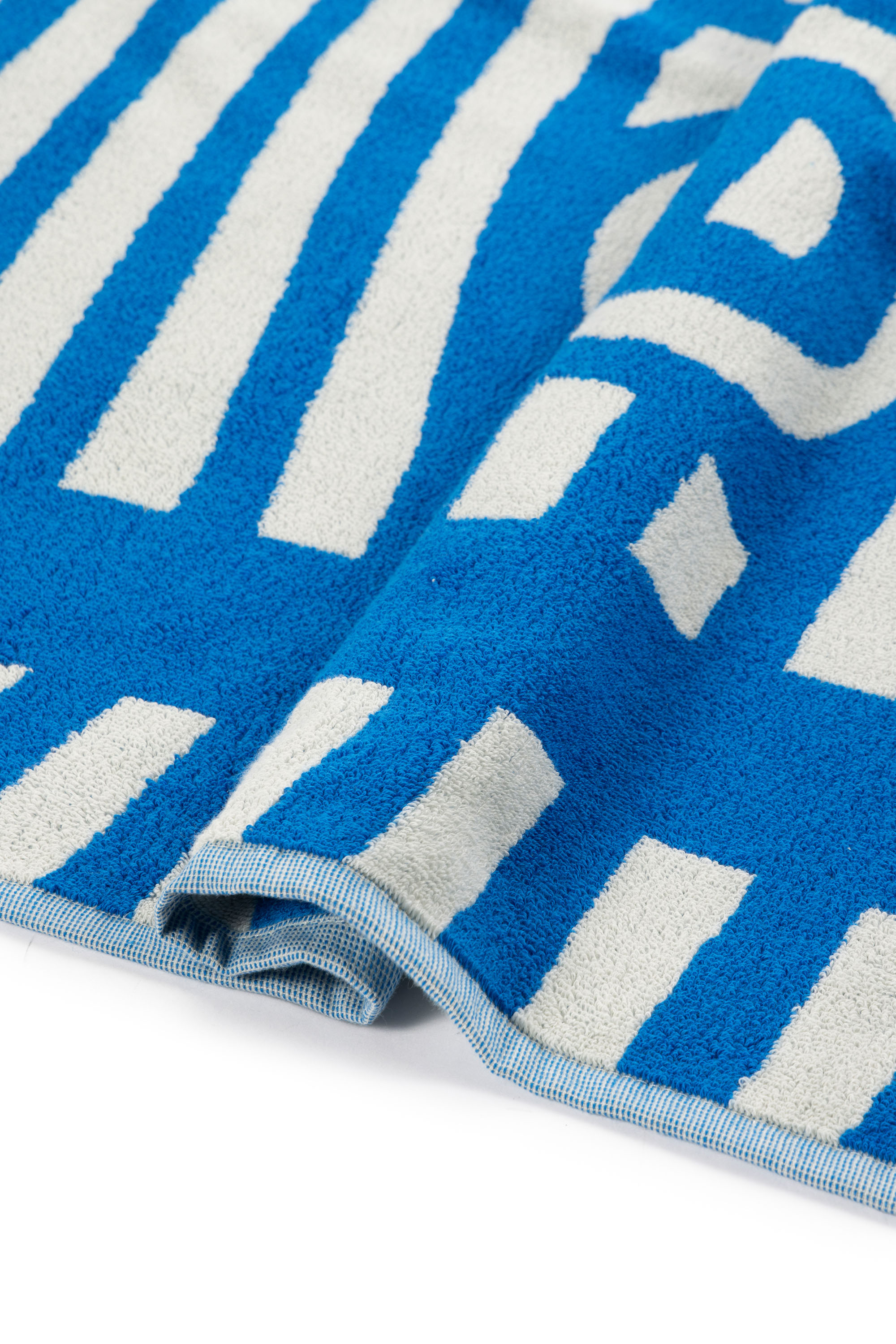 Diesel - 1018164 STRIPES GREY/BLUE TOWEL, Telo in spugna 100x180 cm Unisex in Blu - 3