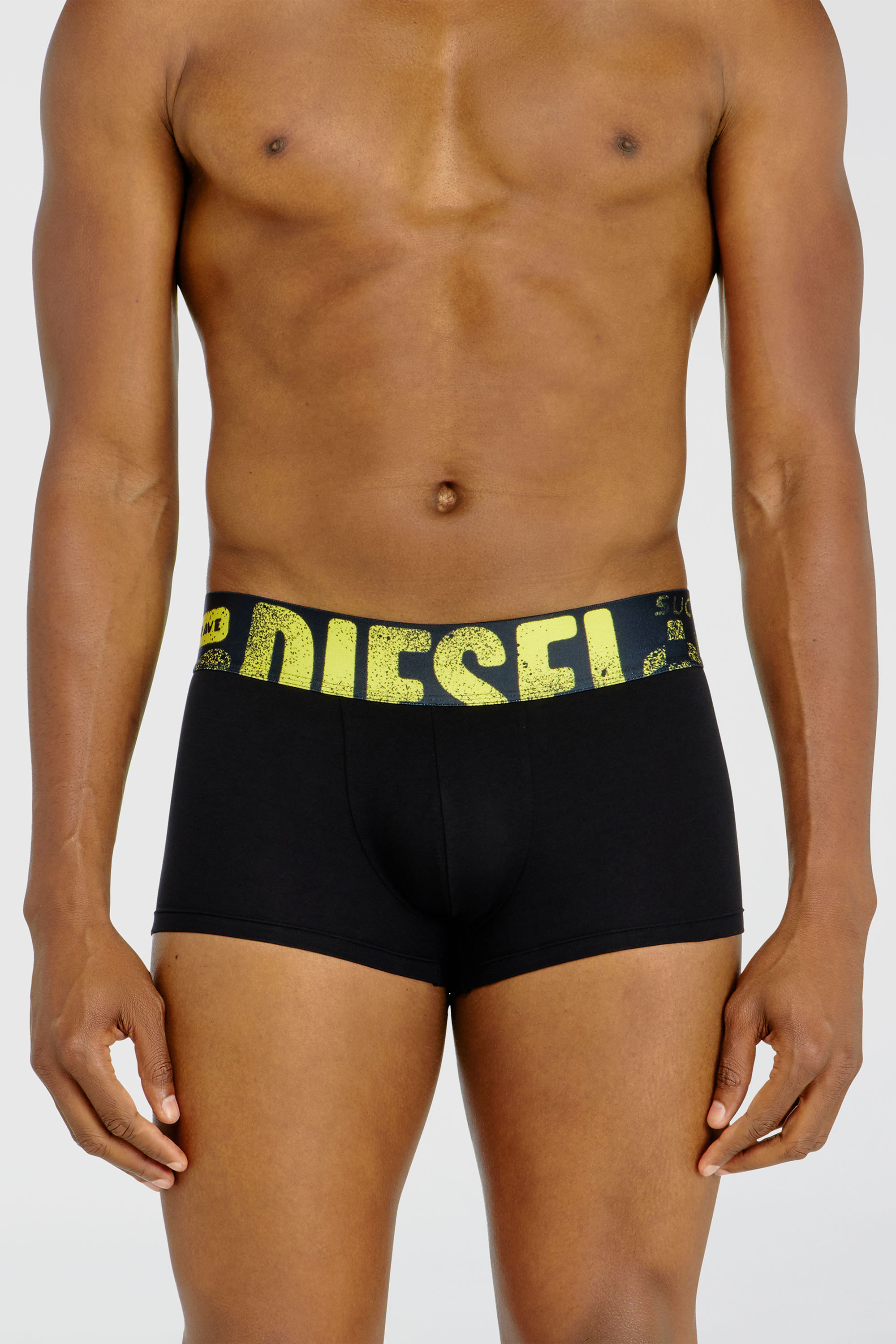 Diesel - UMBX-DAMIENTHREEPACK-5.5EL, Set da tre boxer stretch con logo multicolore Uomo in Multicolor - 2