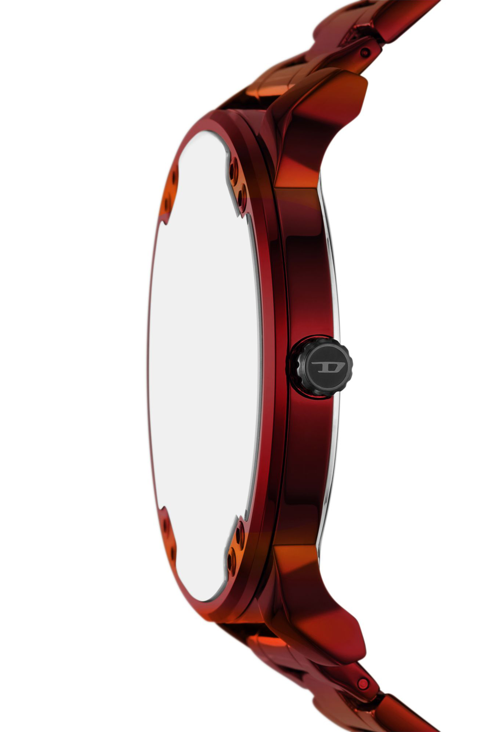 Diesel - DZ7491 WATCH, Orologio Mr. Daddy Slim rosso in acciaio Uomo in Rosso - 3