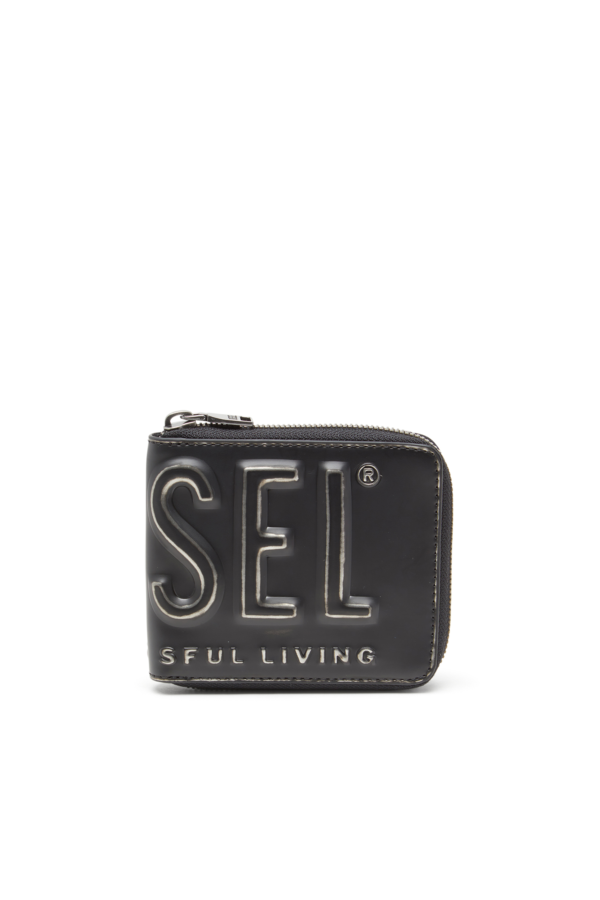 Diesel - DSL 3D- BI FOLD COIN ZIP XS, Portafoglio con zip Uomo in Nero - 1