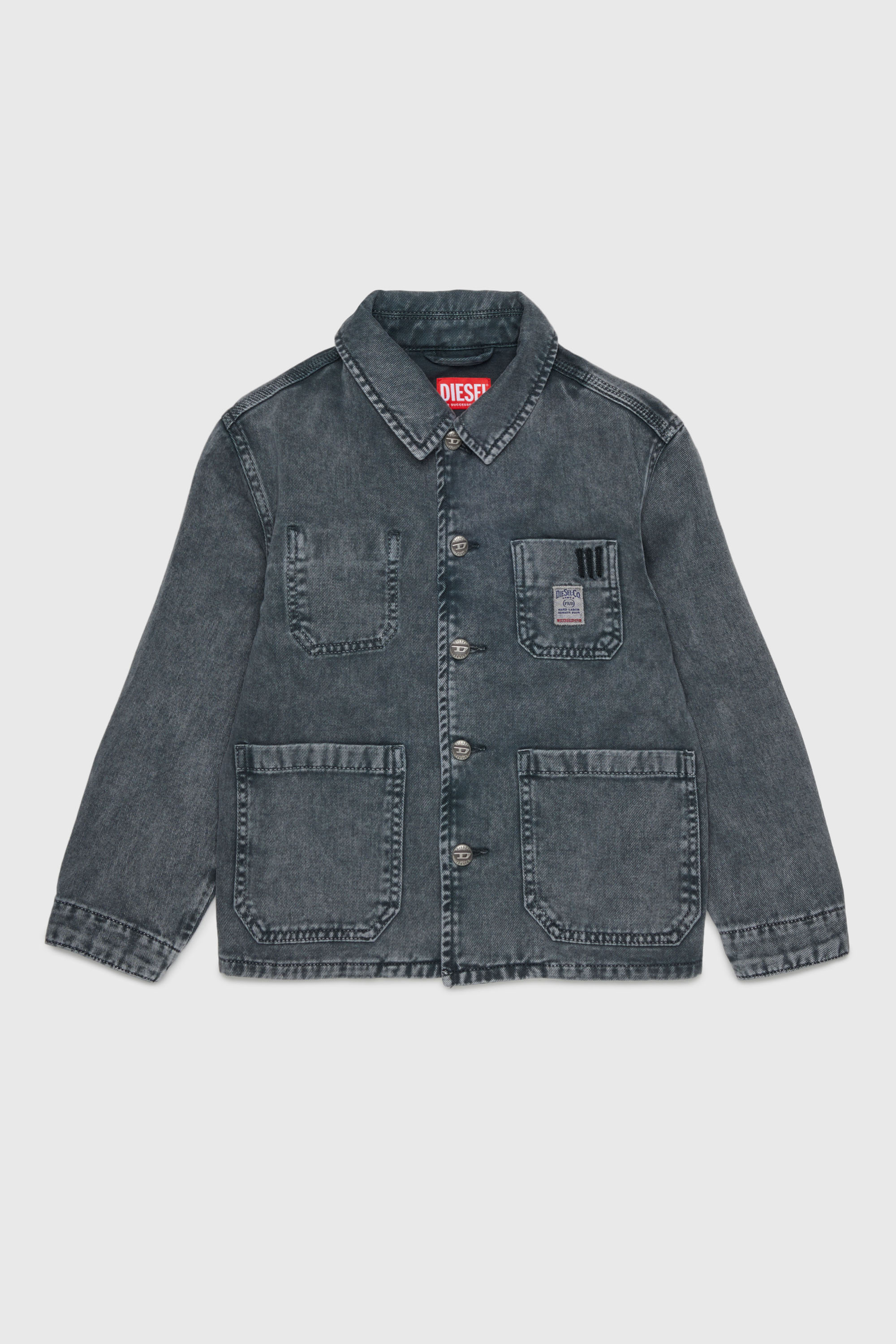 Diesel - JSTACK, Giacca stile workwear Uomo in Grigio - 1