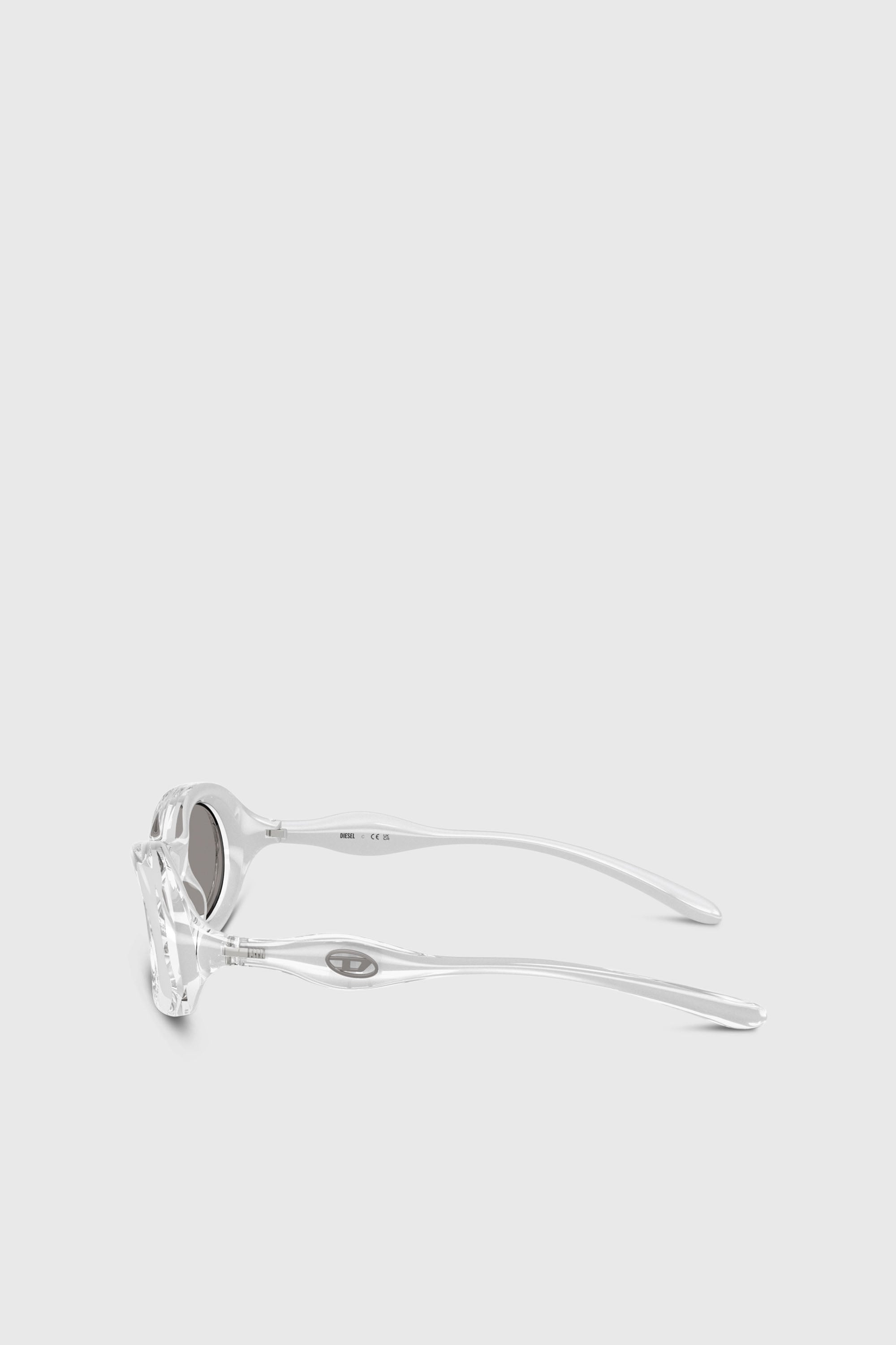 Diesel - 0DL3011U, Occhiali da sole ovali Unisex in Grigio - 2