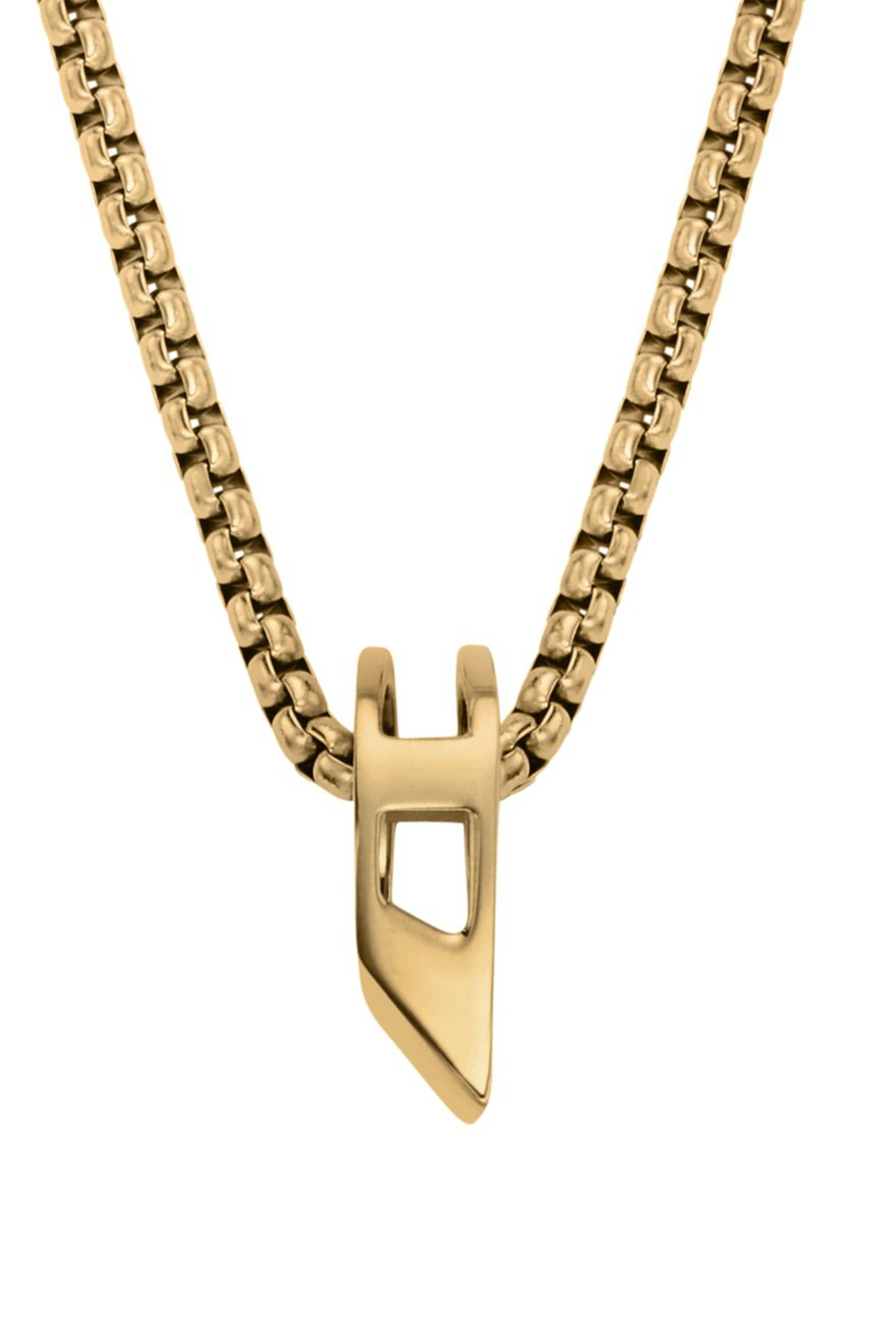 Diesel - DX1670710 JEWELLERY, Collana con pendente in acciaio inox Unisex in Oro - 2