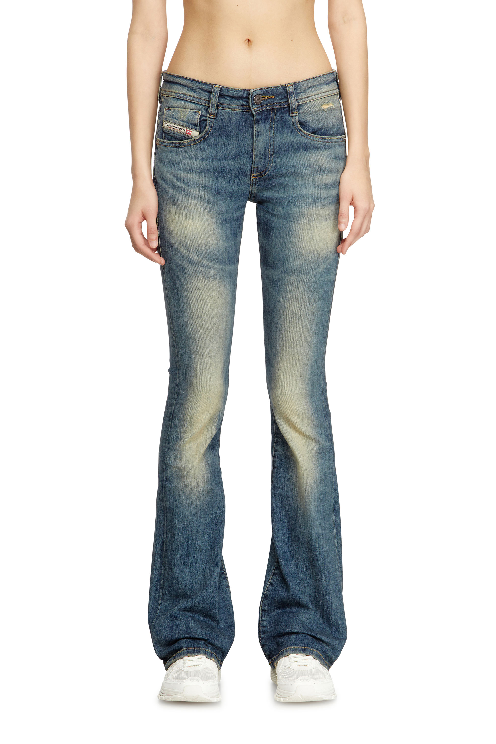 Diesel - Bootcut Jeans 1969 D-Ebbey 0ADBP Donna, Blu medio - Image 3