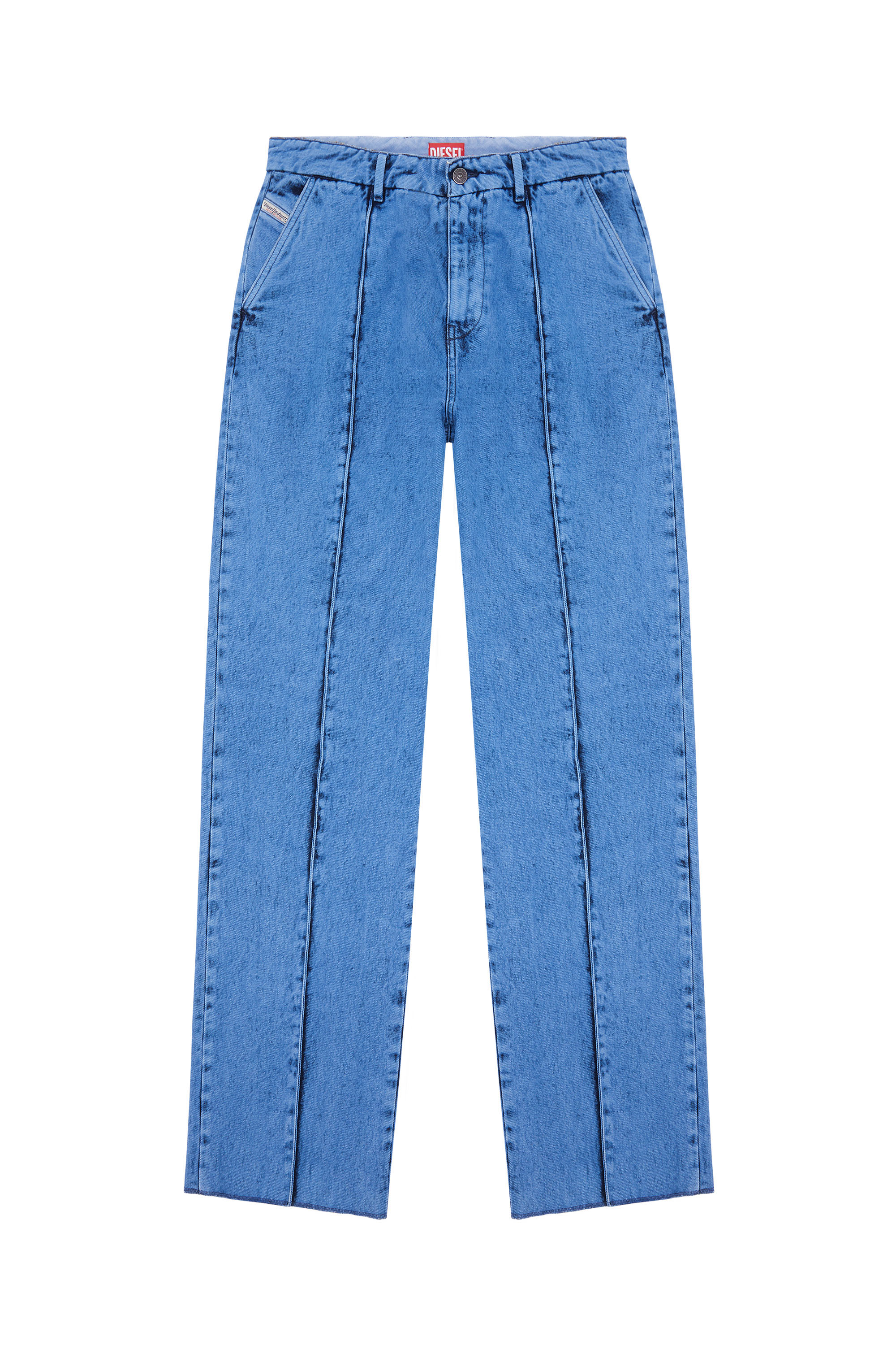 Diesel - D-Chino-Work 0EIAN Straight Jeans, Blu - Image 1