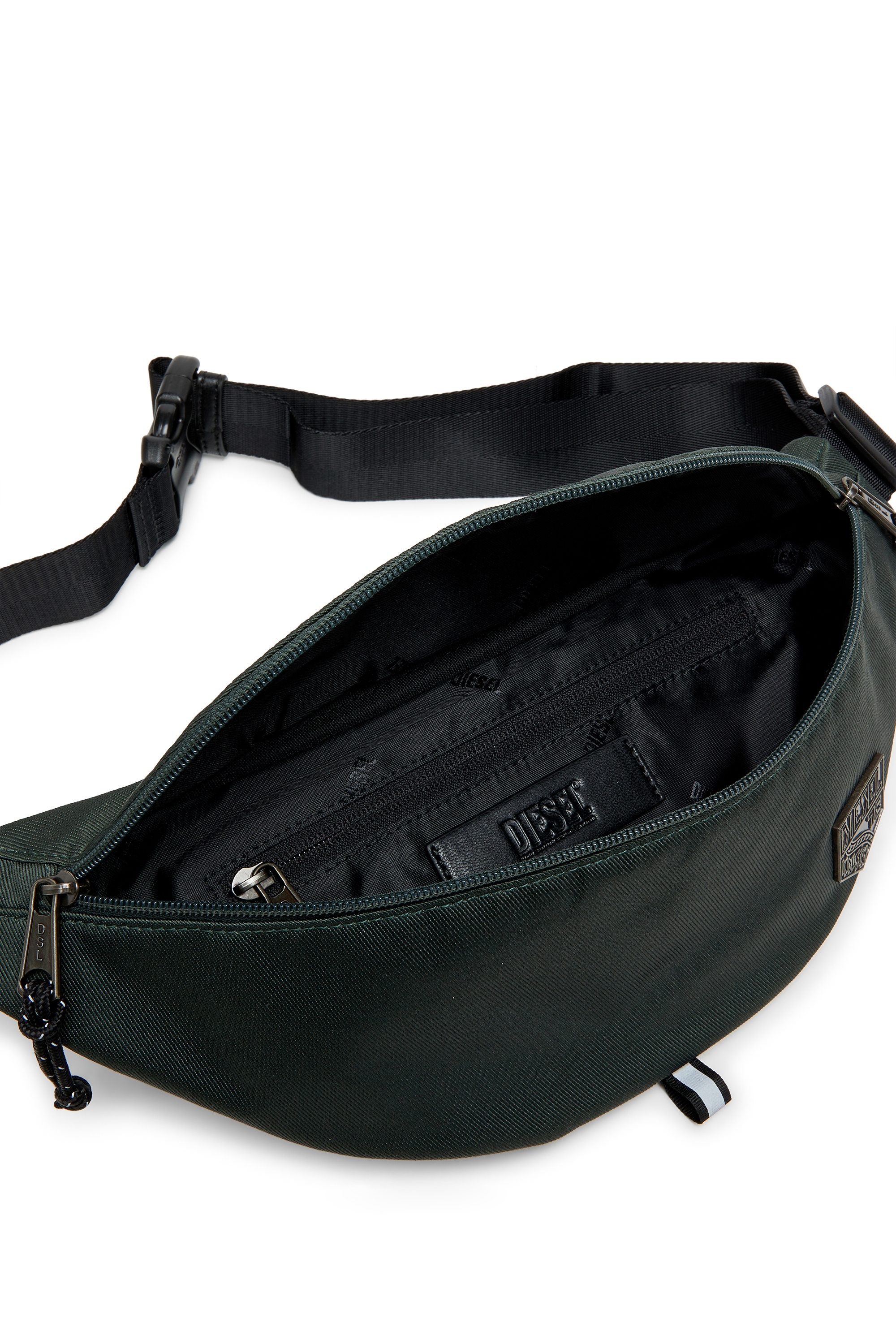 Diesel - D-PACK BELTBAG X, D-Pack - Marsupio in nylon con logo emblem Unisex in Verde - 3