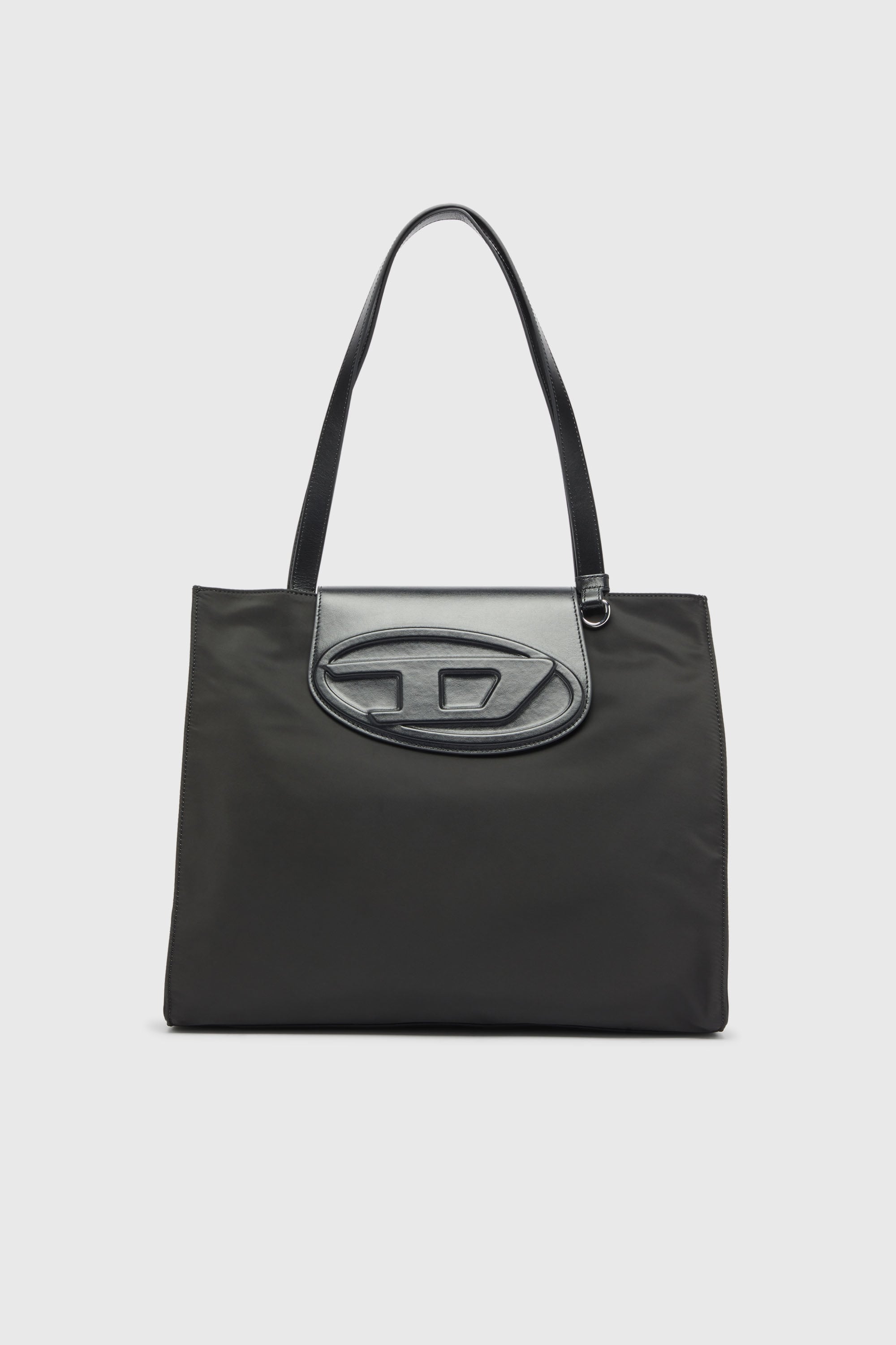 Diesel - 1DR TOTE E/W, 1DR - Shopping bag in nylon con patta in pelle Unisex in Nero - 1