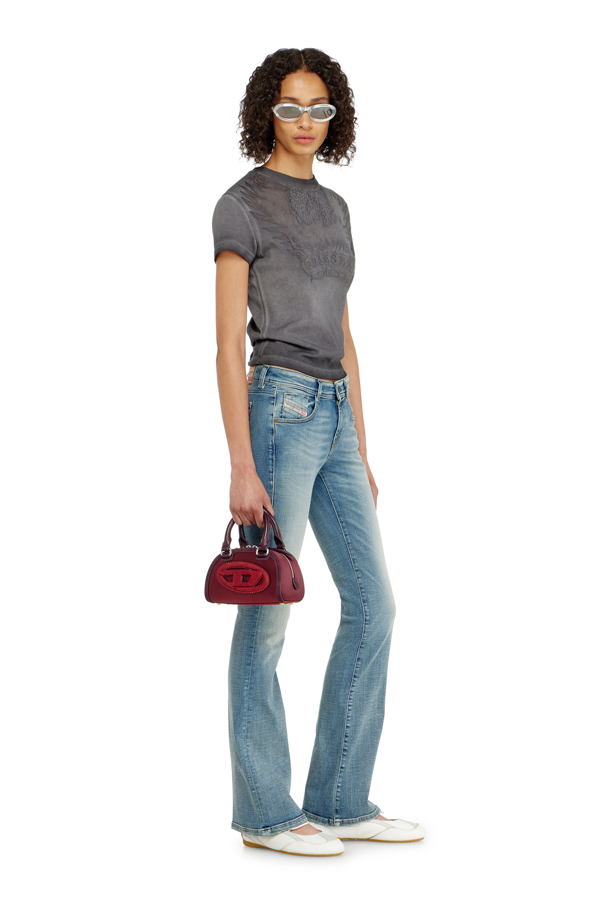 Diesel - Bootcut Jeans 1969 D-Ebbey 09P42 Donna, Blu Chiaro - Image 1