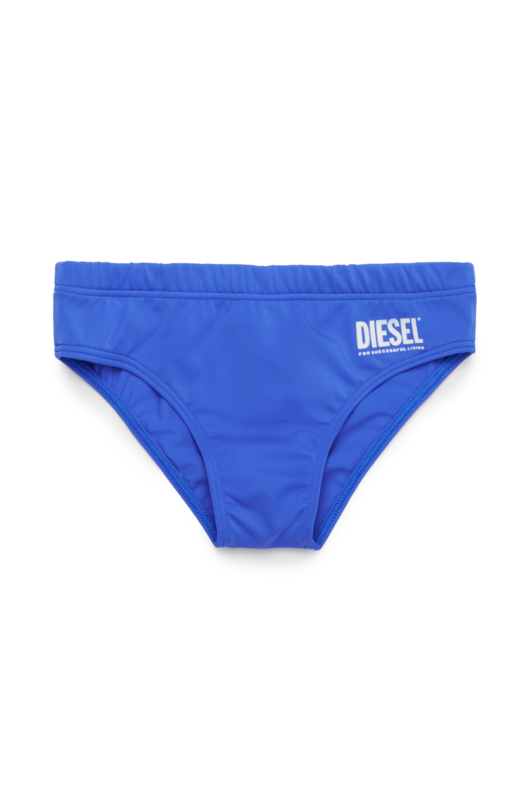 Diesel - MESP, Slip da bagno con logo stampato Uomo in Blu - 1