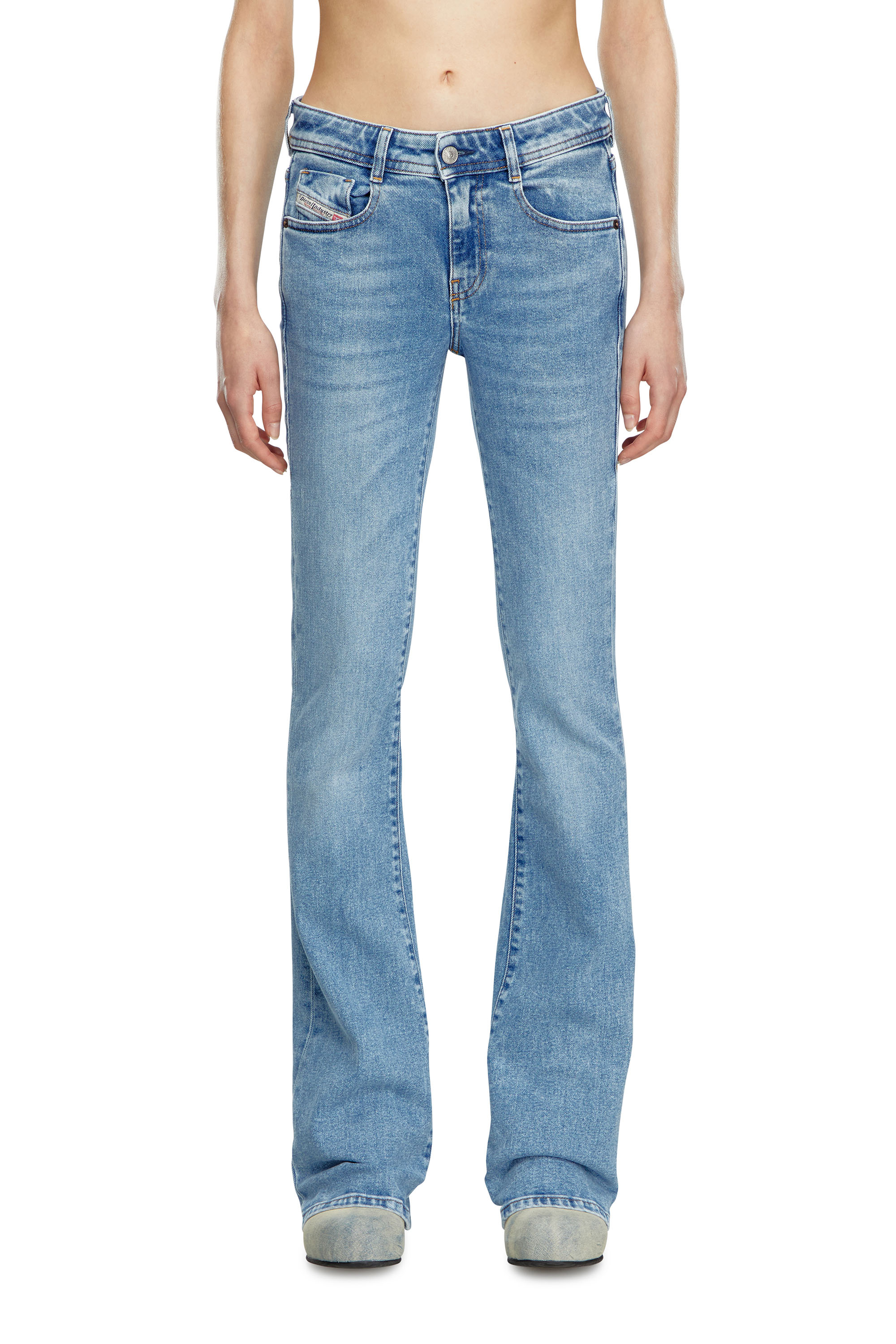 Diesel - Bootcut and Flare Jeans 1969 D-Ebbey 9B92L, Blu Chiaro - Image 1
