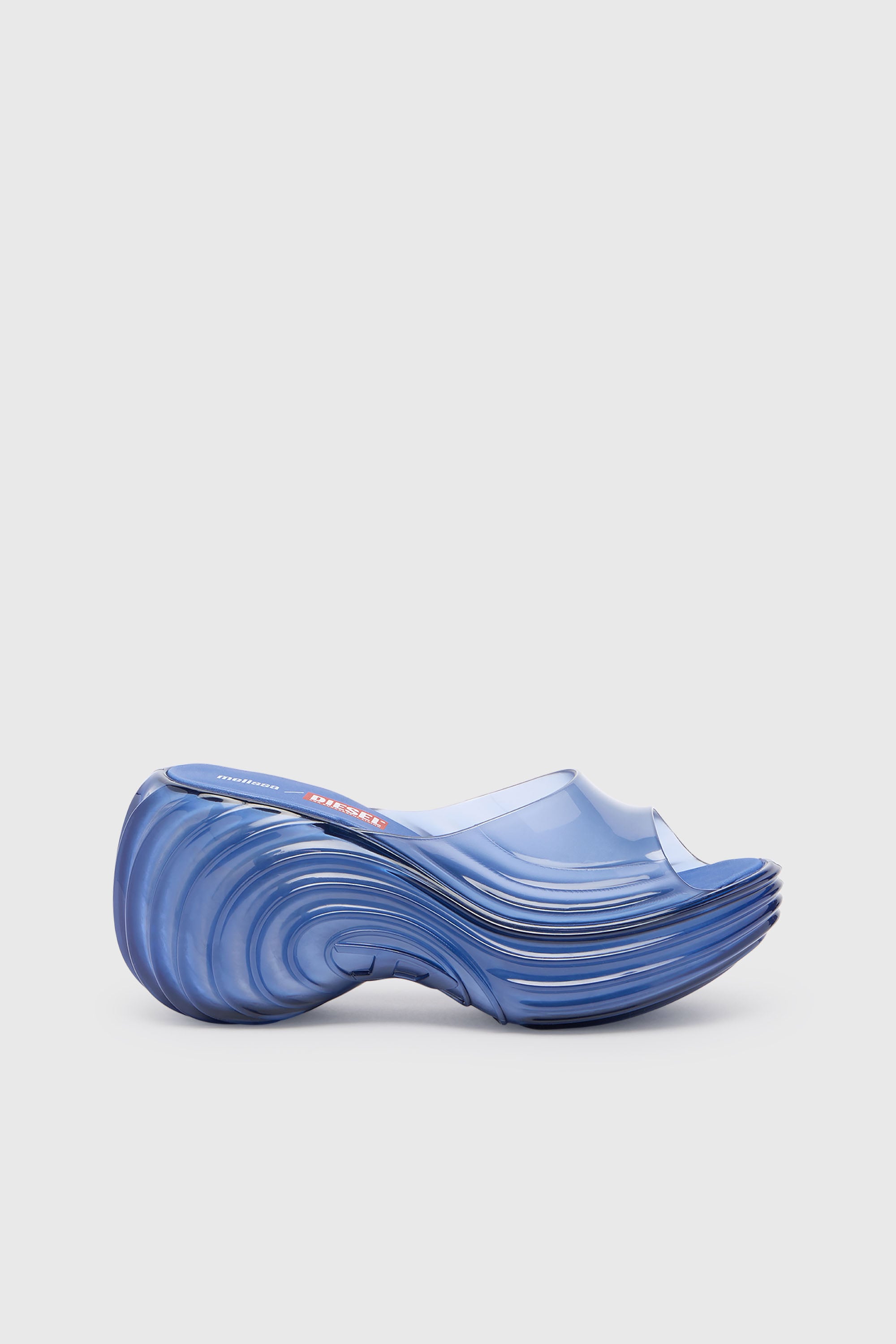 Diesel - MELISSA QUANTUM PLATFORM, Mule platform in Melflex&reg; Donna in Blu - 2