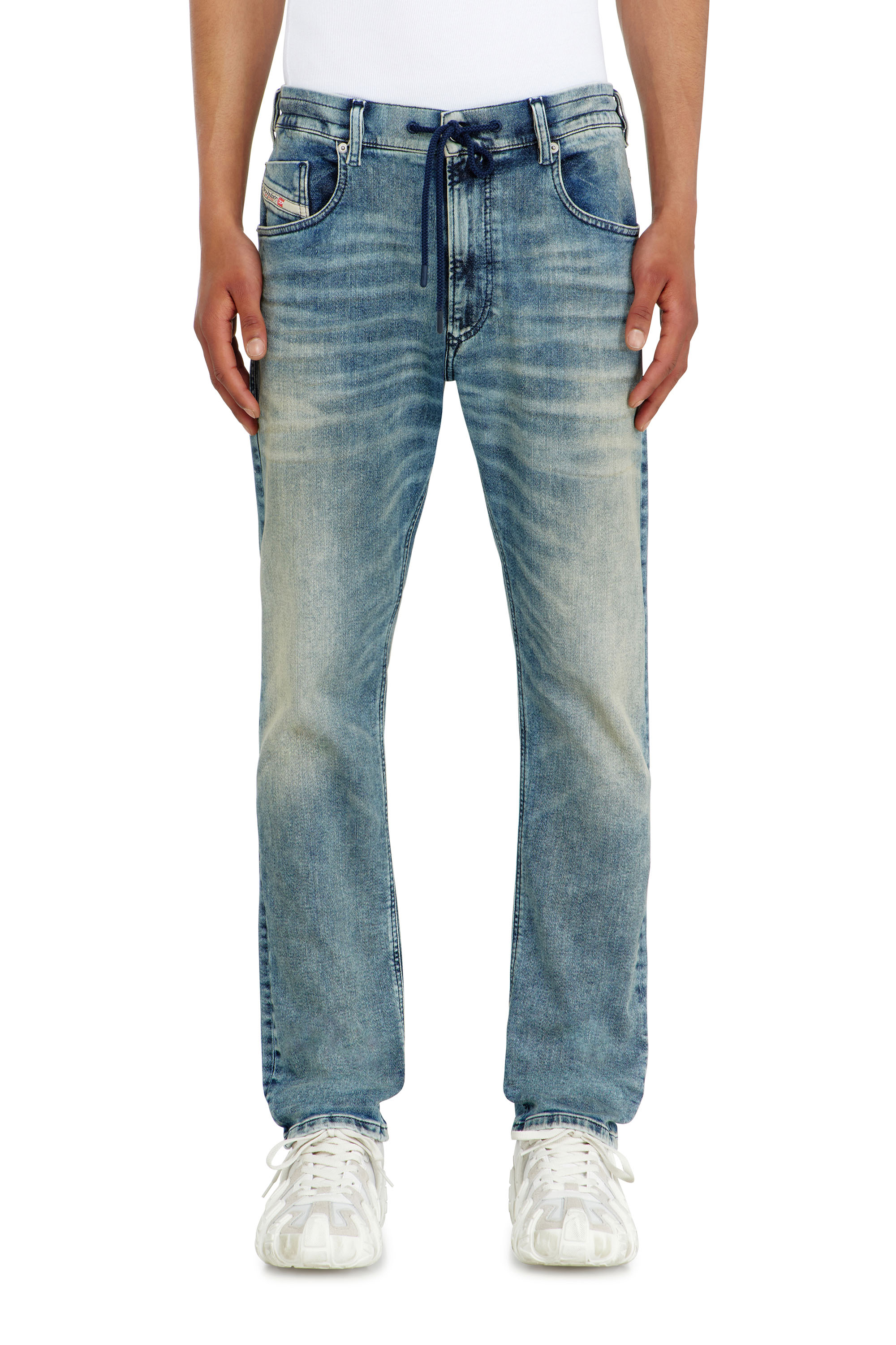 Diesel - Regular 2032 D-Krooley Joggjeans&reg; 09N63 Uomo, Blu Chiaro - Image 3