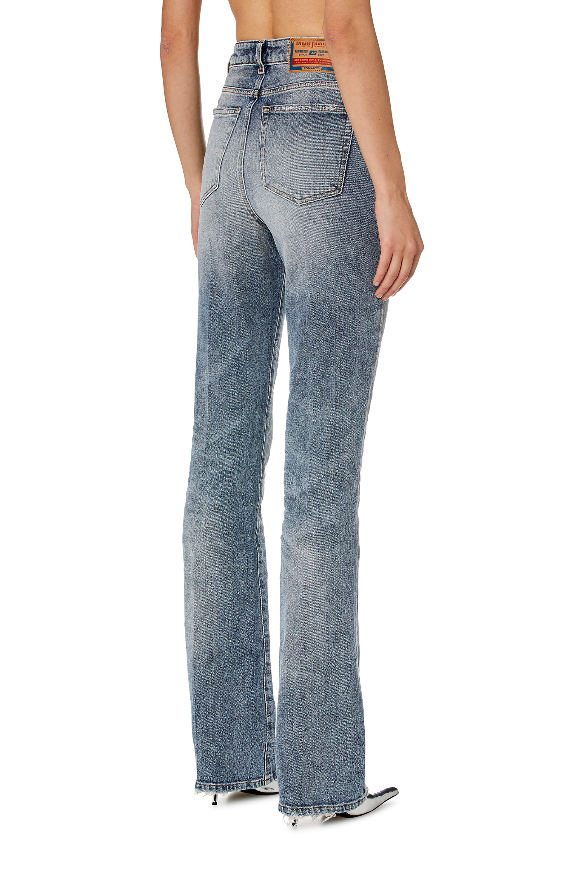 Diesel - Bootcut Jeans 2003 D-Escription 09J57 Donna, Blu medio - Image 2