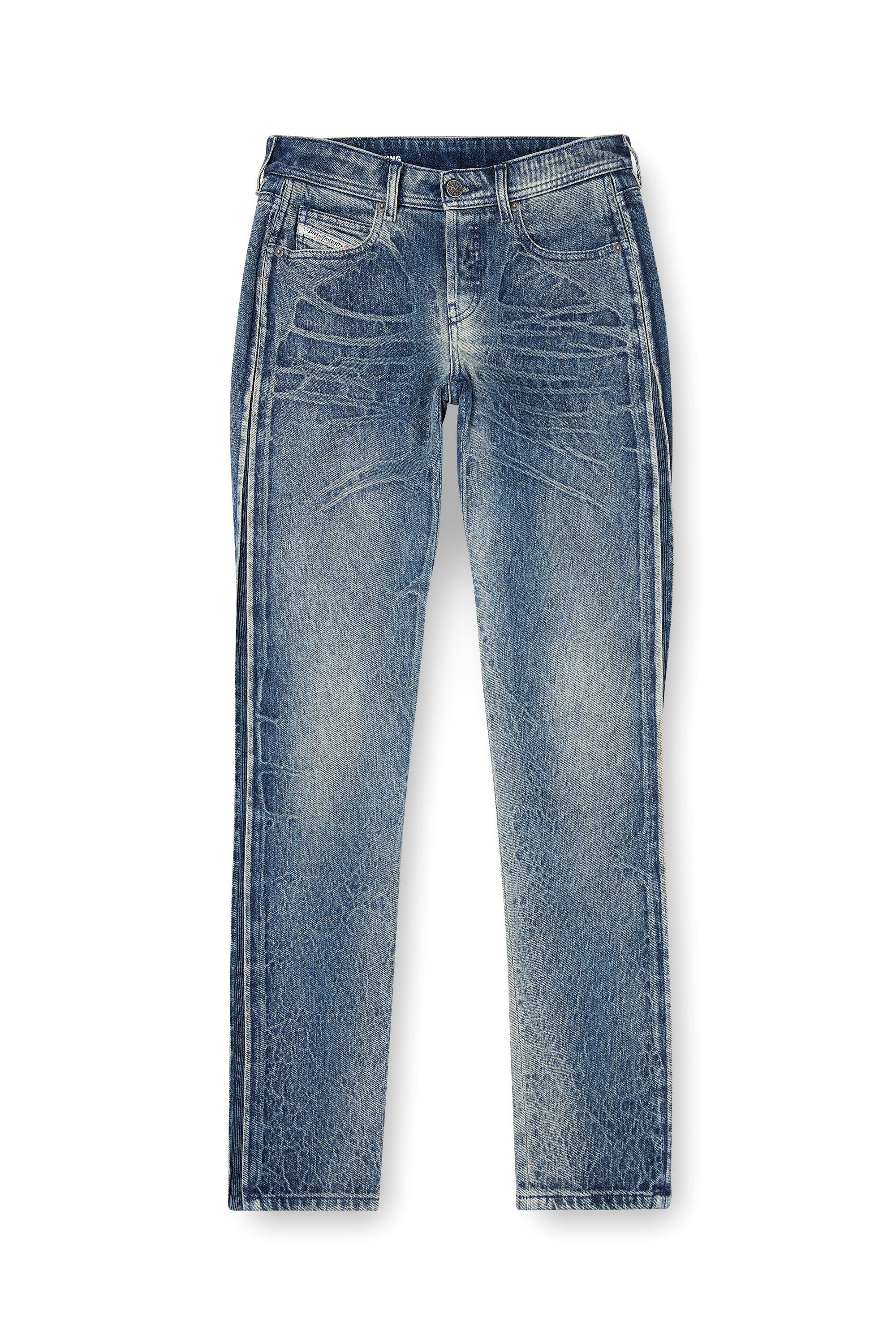 Diesel - Regular Jeans D-Noli 007BG Donna, Blu Scuro - Image 3