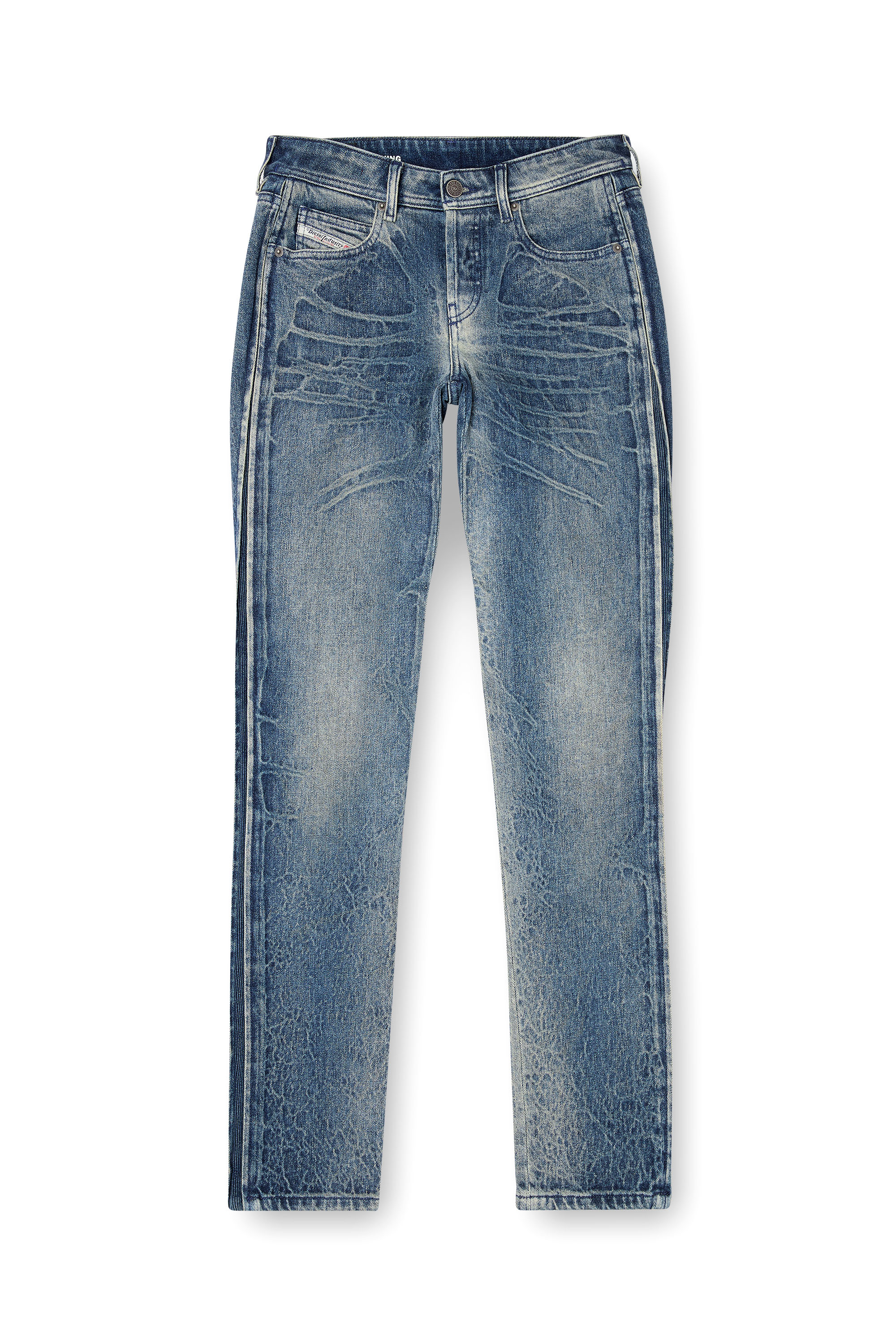 Diesel - Regular Jeans D-Noli 007BG Donna, Blu Scuro - Image 2