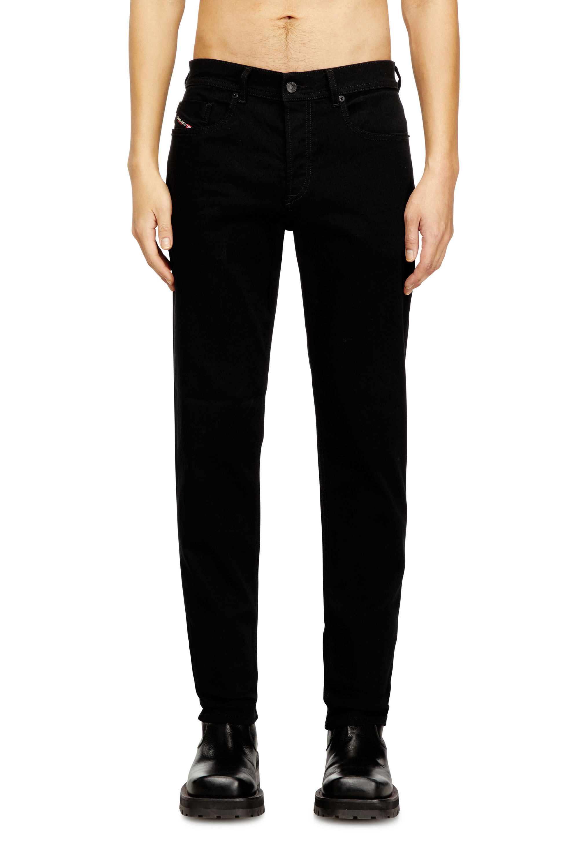 Diesel - Regular Jeans 2023 D-Finitive 069YP Uomo, Nero/Grigio scuro - Image 1