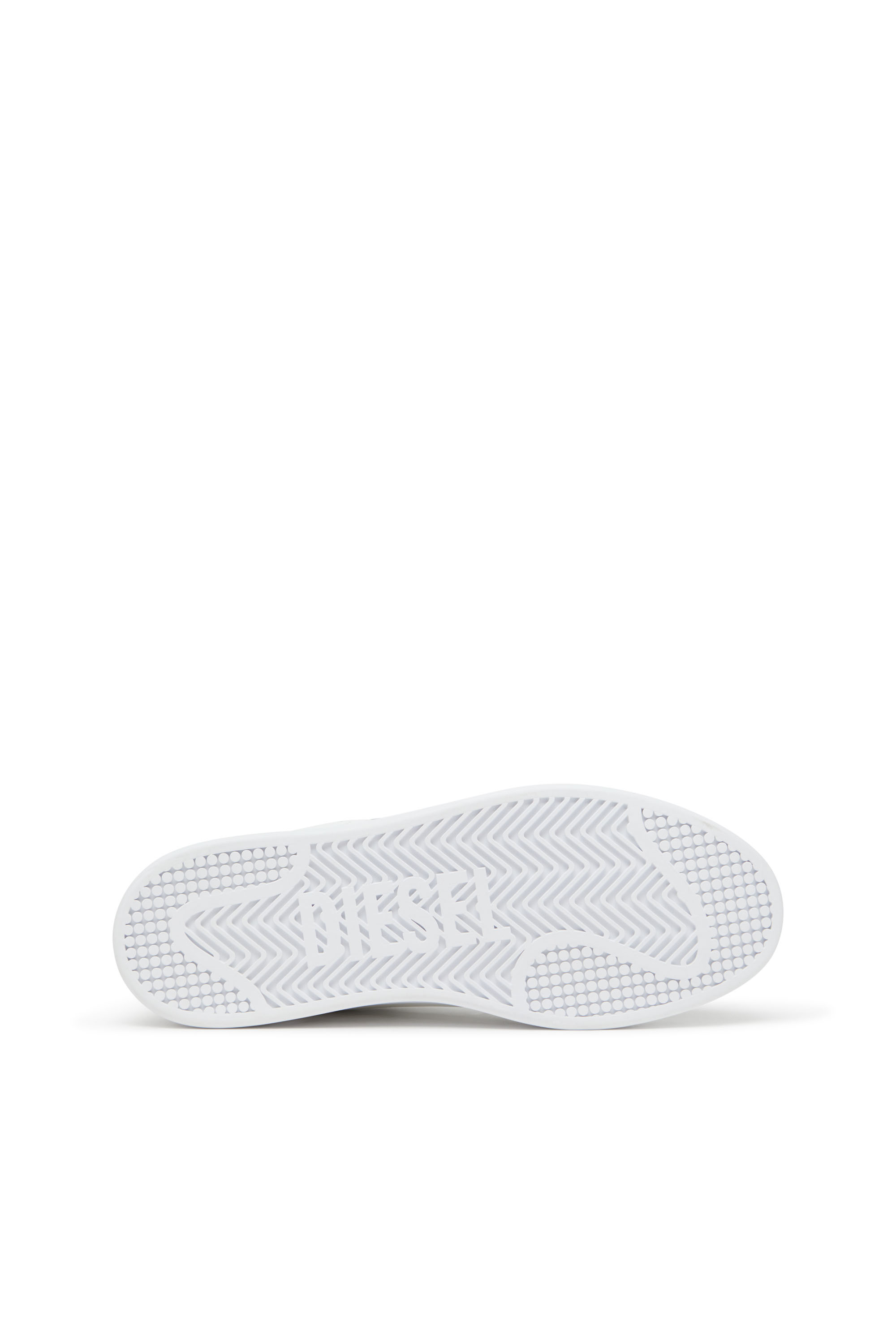 Diesel - S-DAKOTA LOW, S-Dakota-Sneaker in pelle con logo perforato Uomo in Bianco - 4