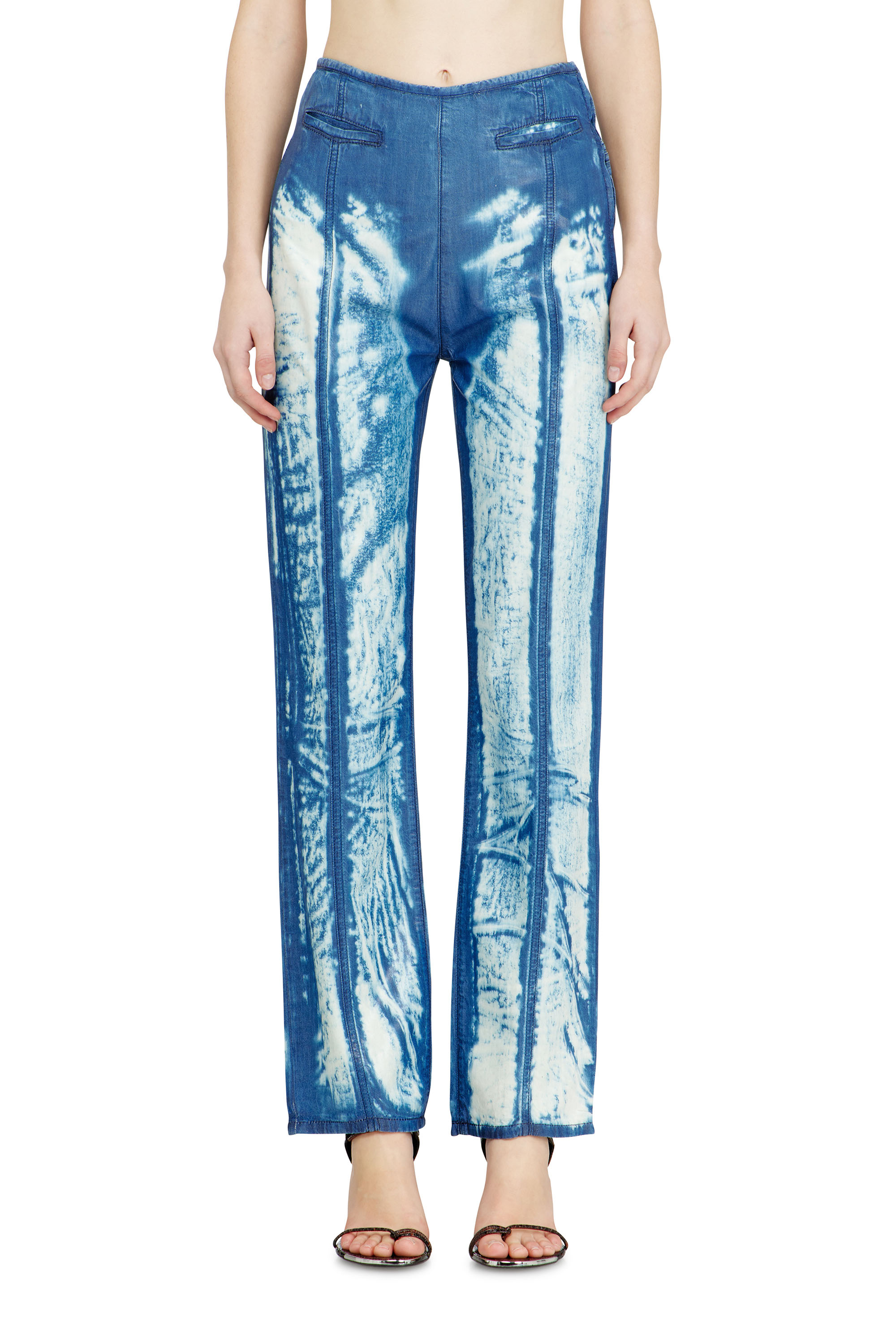 Diesel - Slim Jeans D-LYSAR 068XC Donna, Blu medio - Image 1