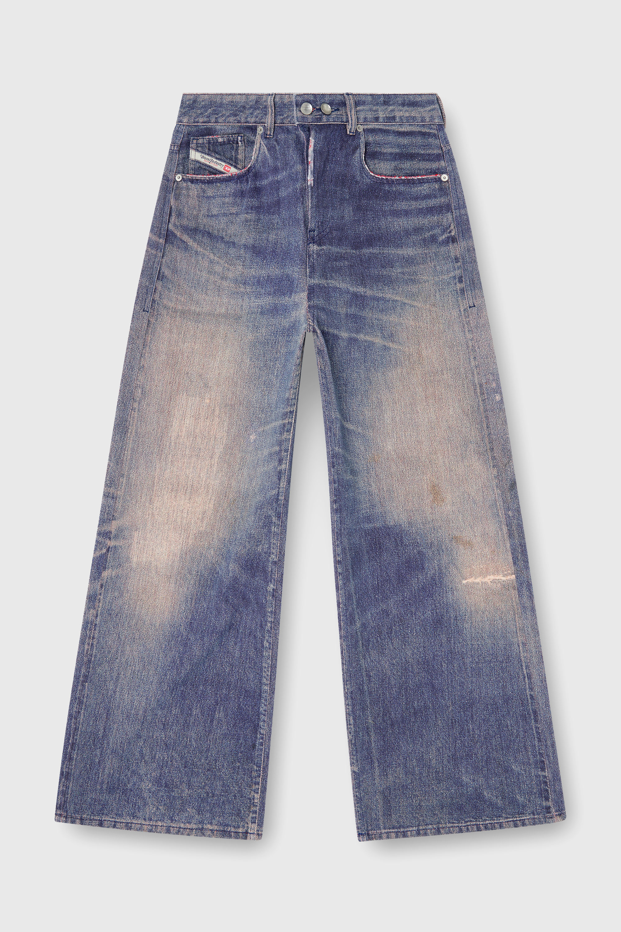 Diesel - Relaxed Jeans 1996 D-Sire 09P95 Donna, Blu Scuro - Image 2