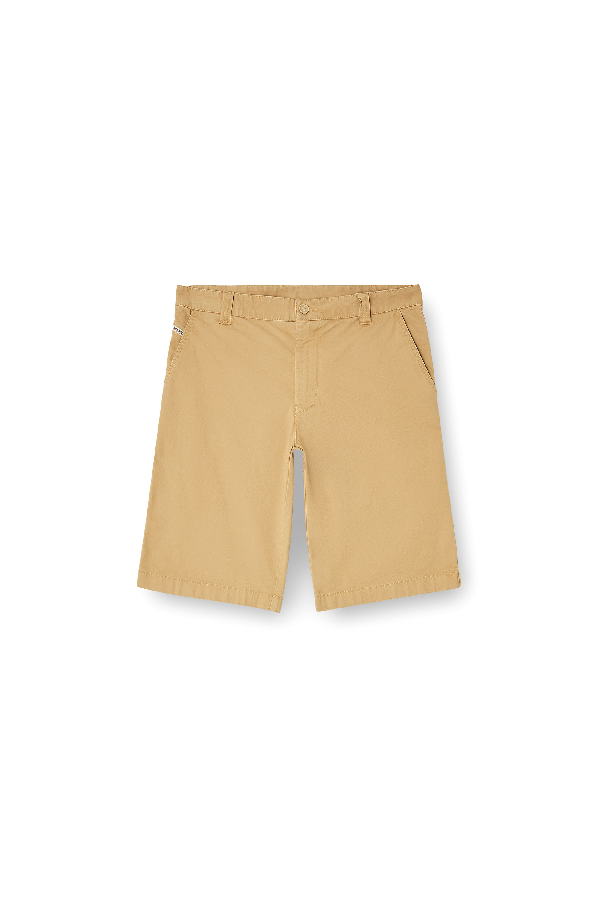 Diesel - P-DEFINE-SHORT-EPCH, Pantaloncini in cotone stonewash Uomo in Beige - 2