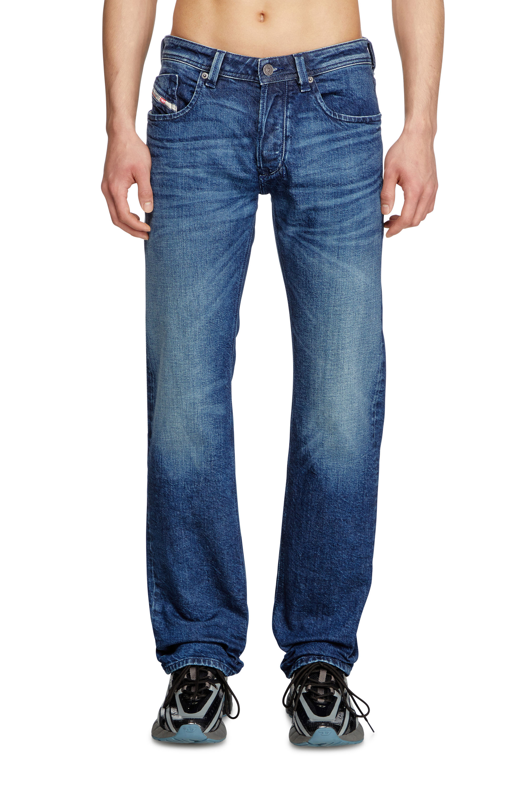 Diesel - Regular Jeans 1985 Larkee 09L51 Uomo, Blu Scuro - Image 1