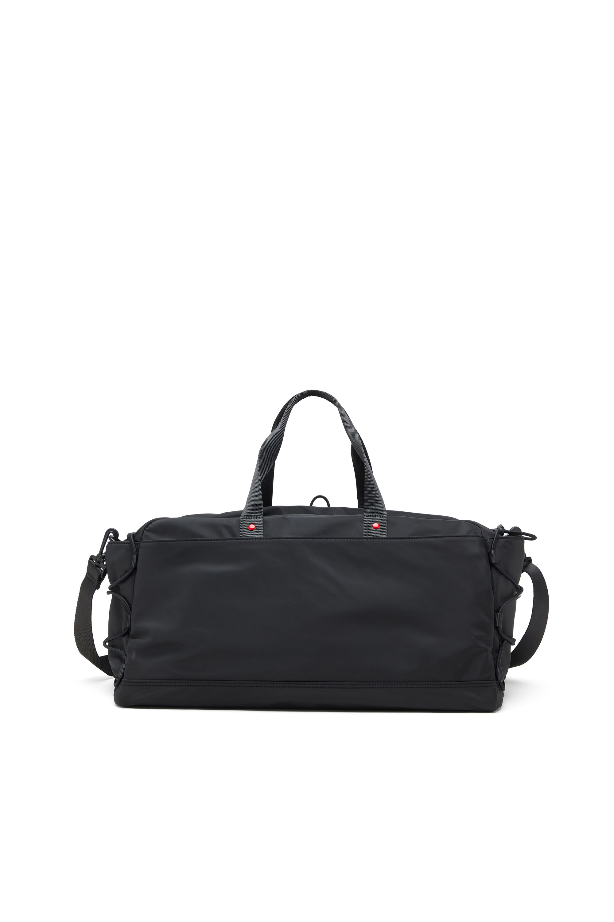 Diesel - TECH-D DUFFLE X, Tech-D-Borsone in nylon con ricamo Oval D Unisex in Nero - 3