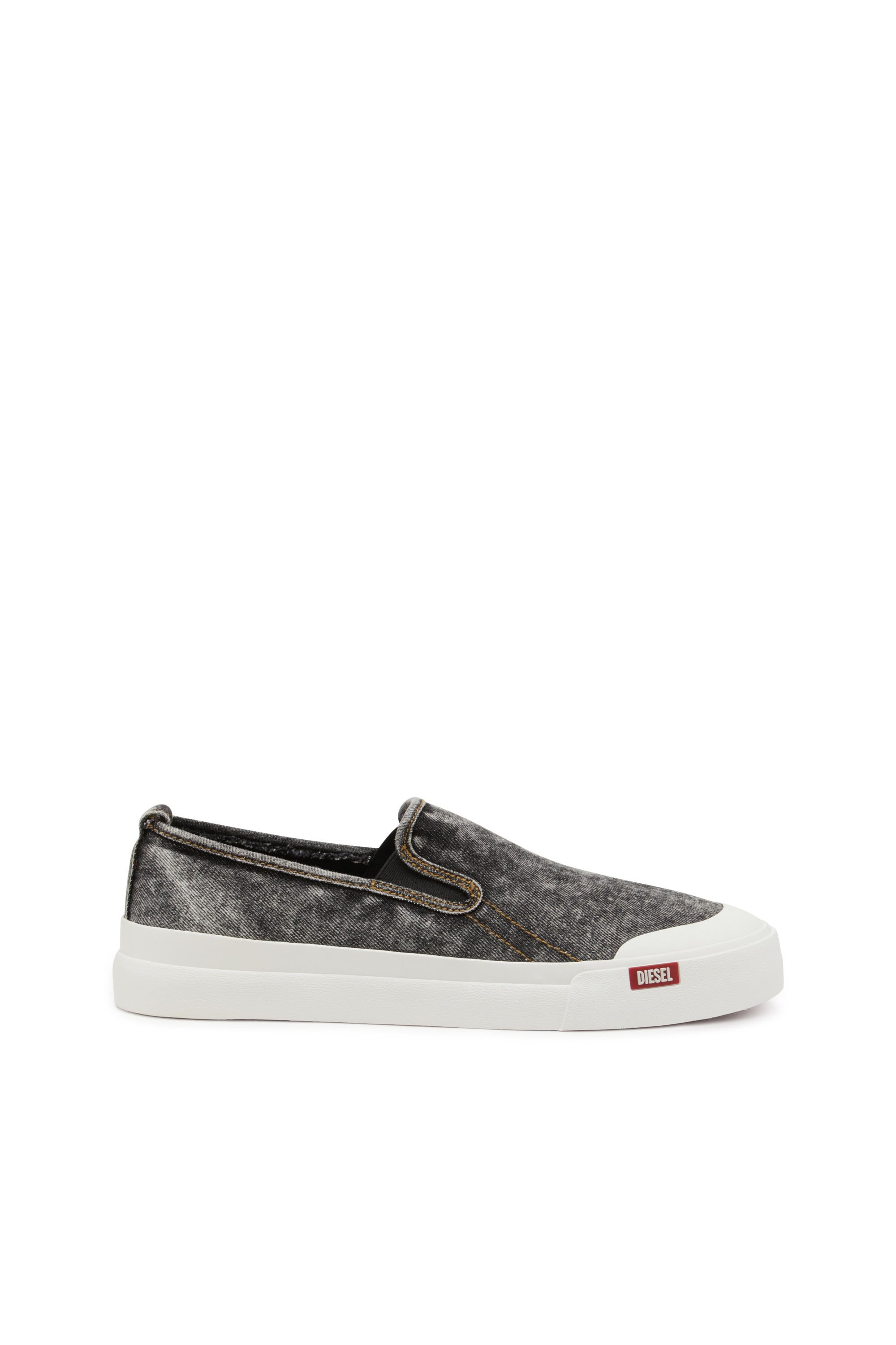 Diesel - S-ATHOS NMD SO, Sneaker slip-on in denim Uomo in Nero - 1