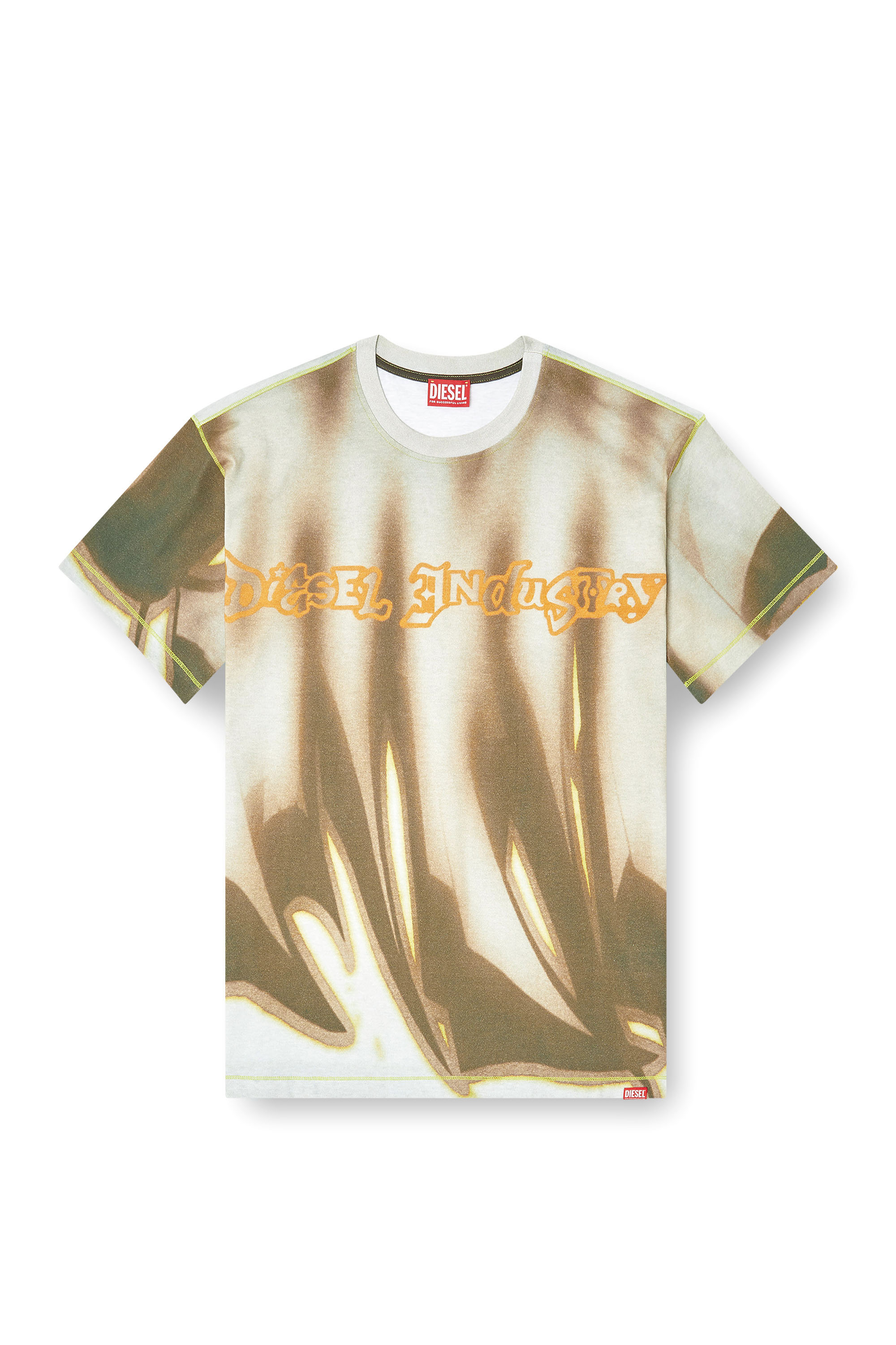 Diesel - T-NORM-SHOW, T-shirt con stampa graffiti Uomo in Multicolor - 2