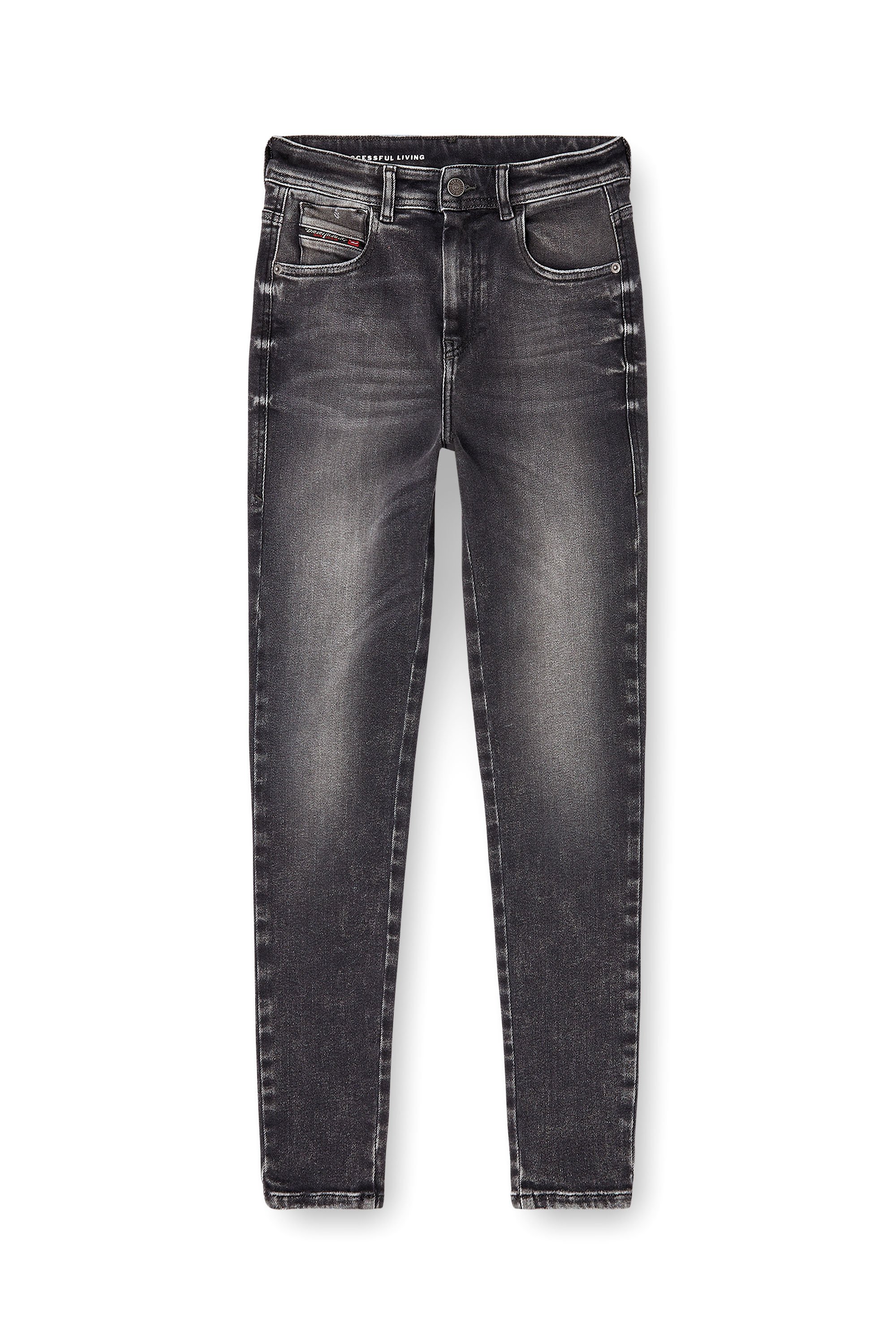 Skinny Jeans 1984 Slandy-High 09L93, Nero/Grigio scuro