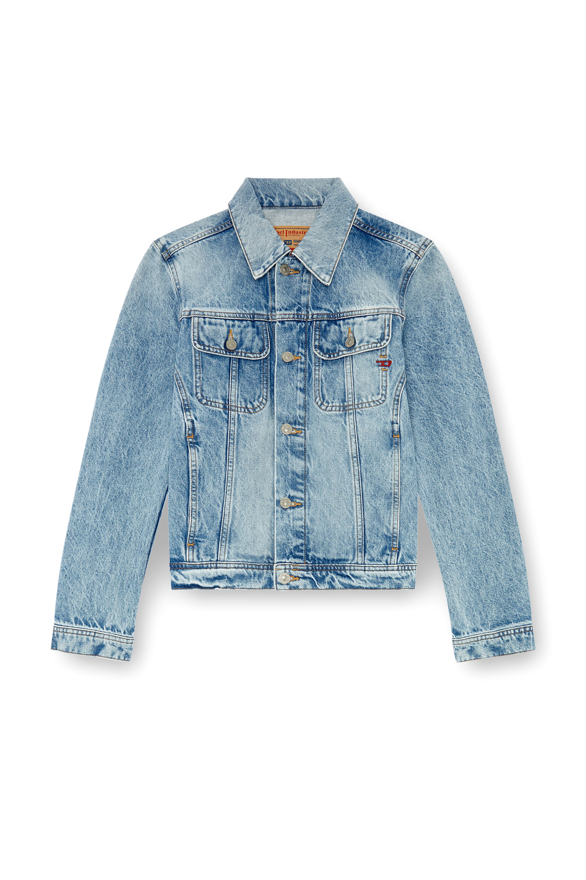 Diesel - DE-BONNY, Giacca trucker in denim Donna in Blu - 3