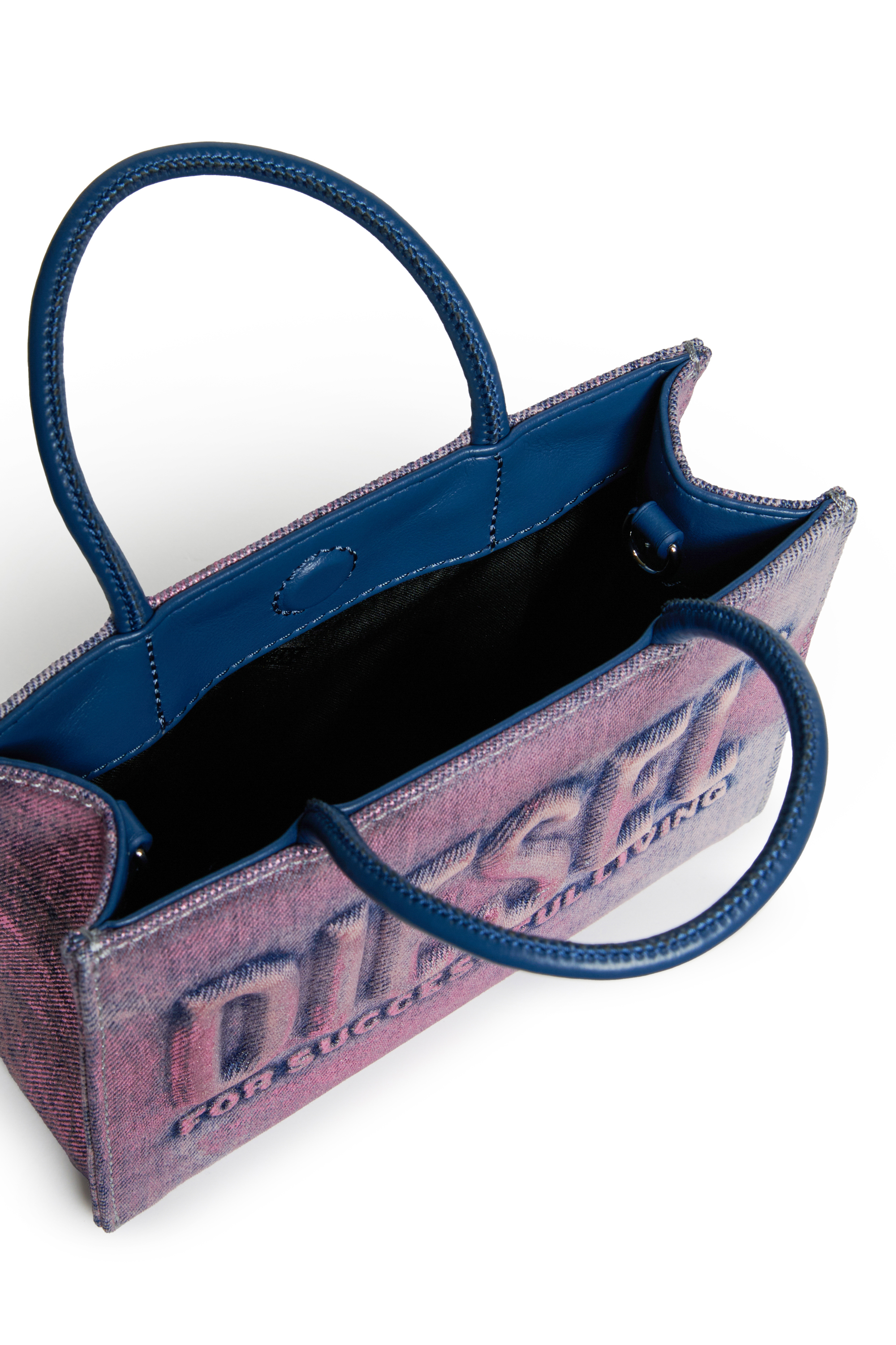 Diesel - DSL 3D MINI BAG, Dsl 3D - Borsa in cotone con tracolla Donna in Multicolor - 5