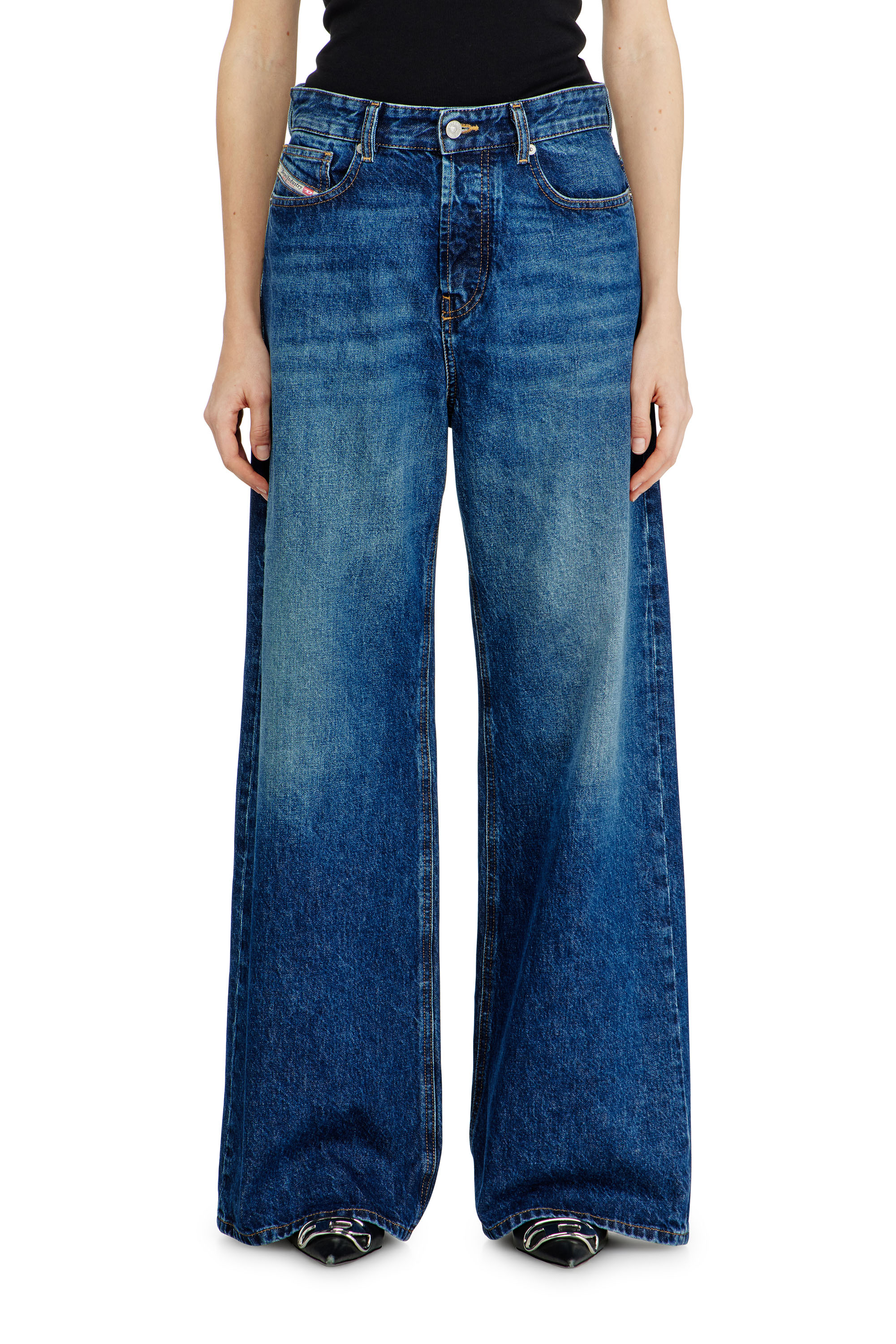 Diesel - Relaxed Jeans 1996 D-Sire 09I27 Unisex, Blu Scuro - Image 4