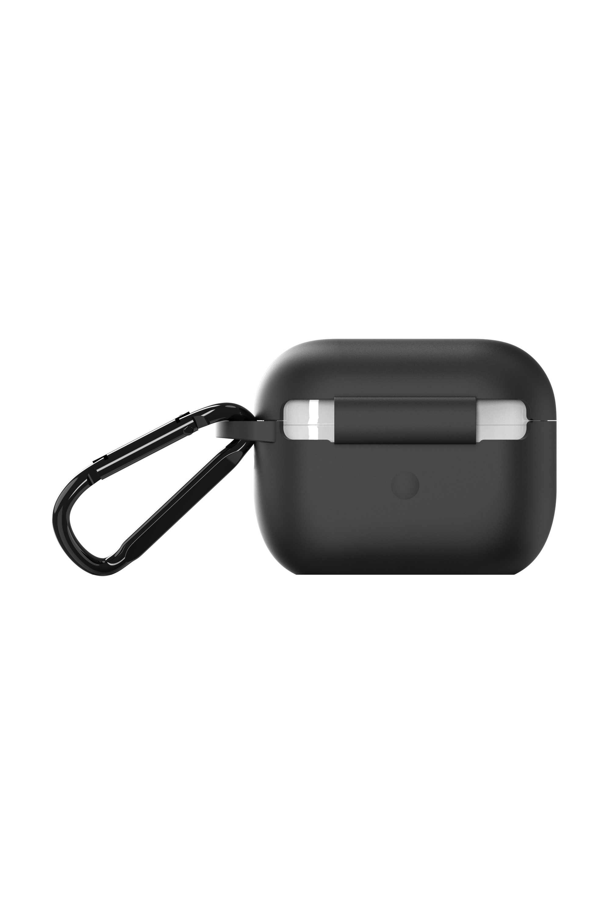 Diesel - 52955 AIRPOD CASE, Custodia in silicone per airpods Pro/Pro 2 Unisex in Nero - 2