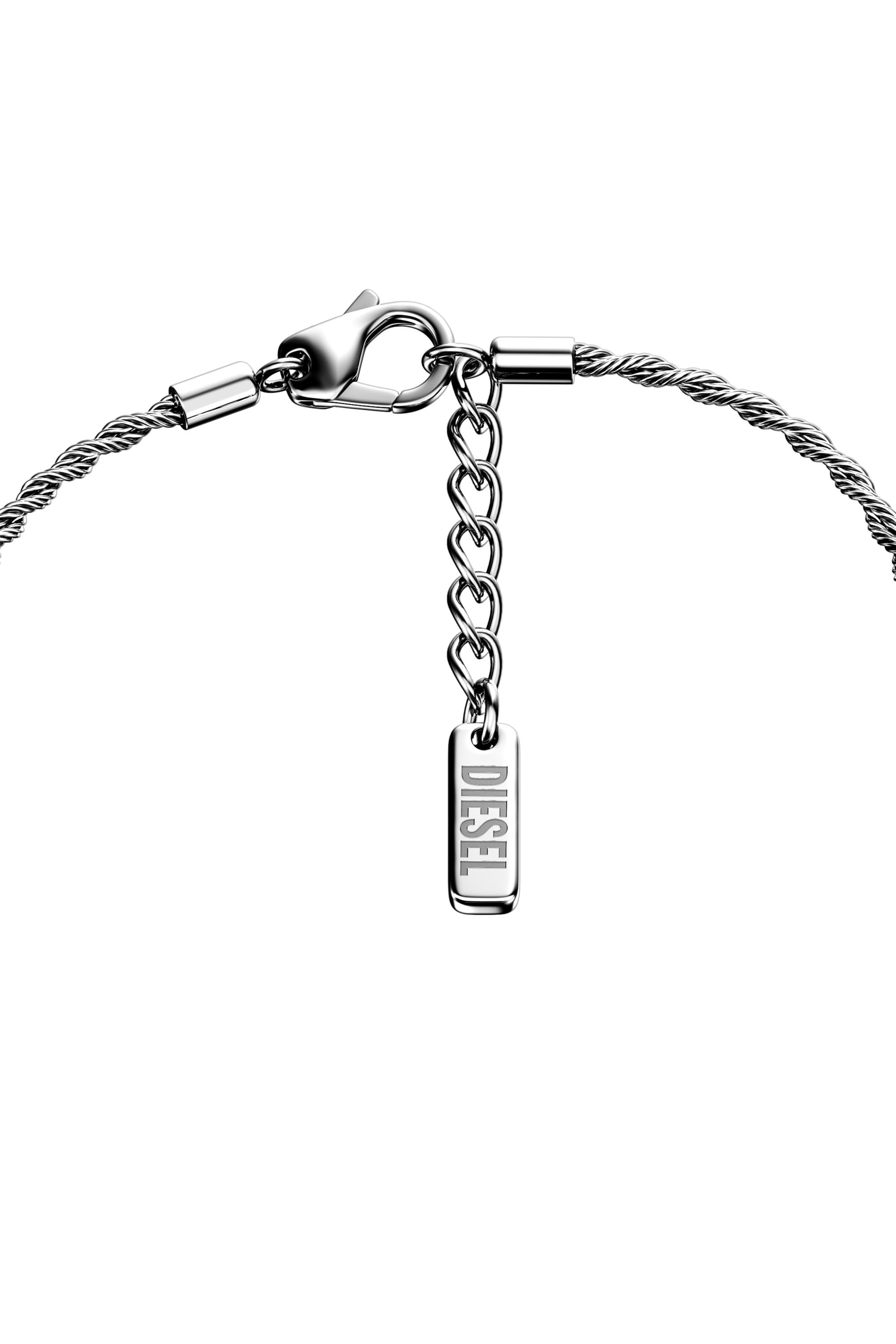 Diesel - DX1725040, Bracciale ID in acciaio inox Unisex in Argento - 2