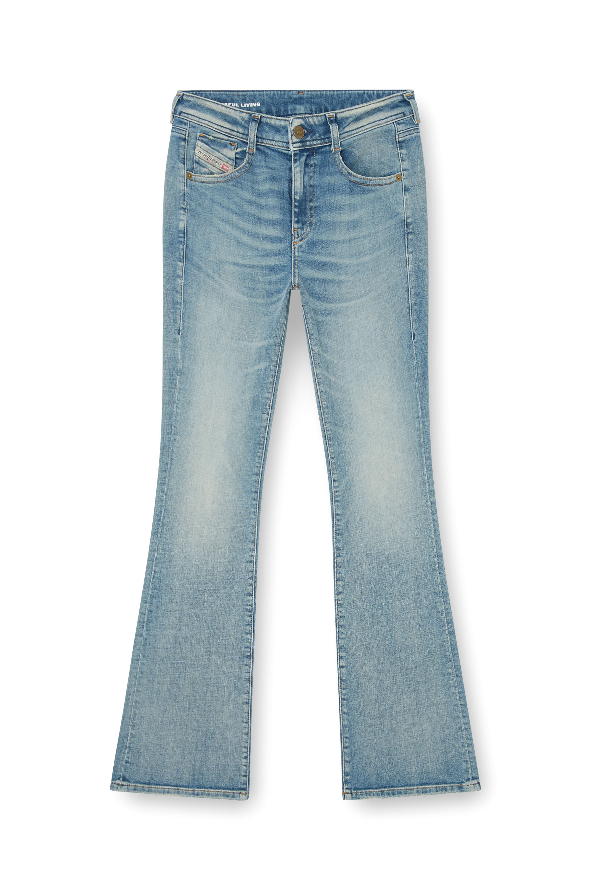 Diesel - Bootcut Jeans 1969 D-Ebbey 09P42 Donna, Blu Chiaro - Image 3