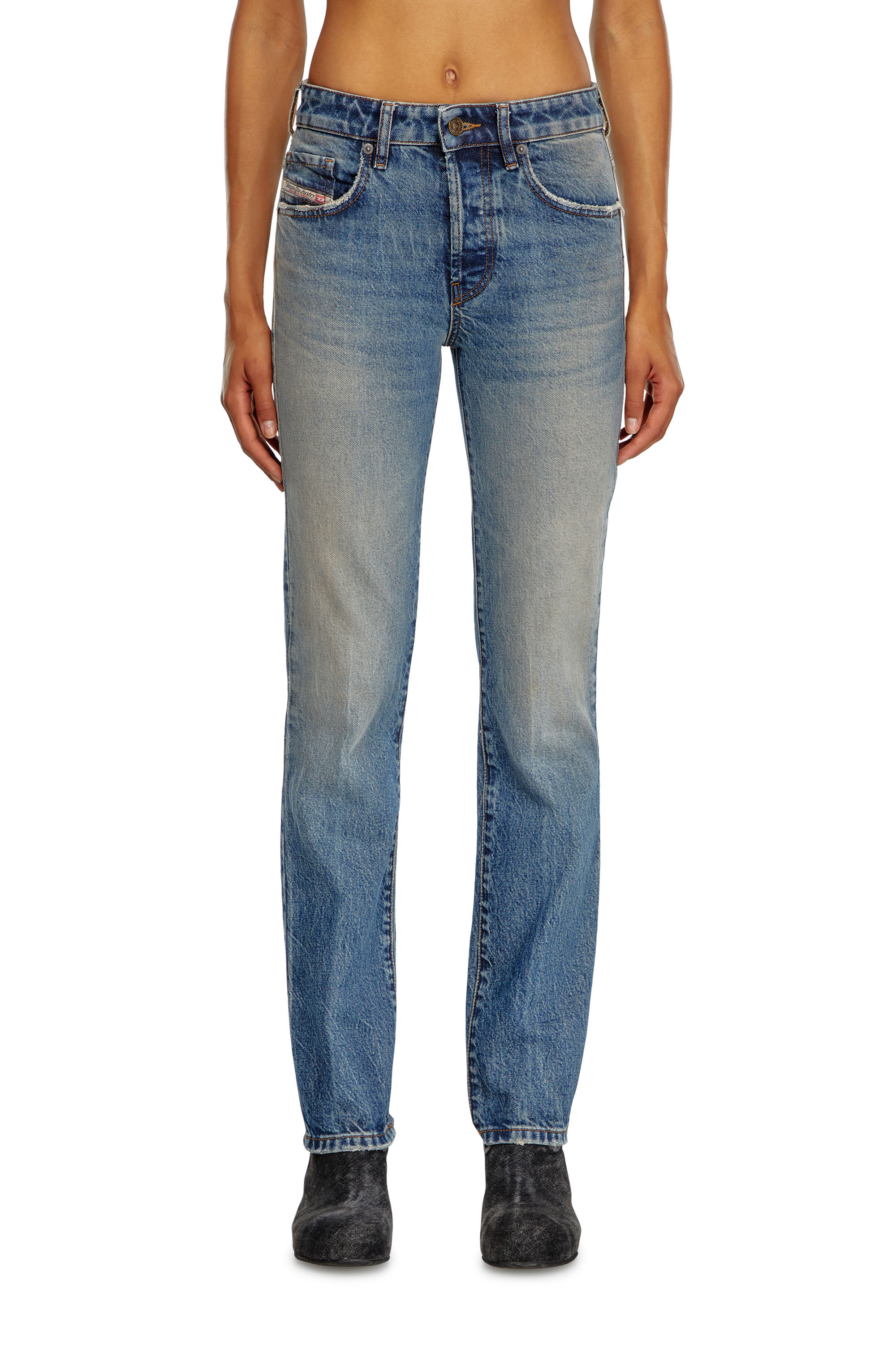 Diesel - Regular Jeans 1989 D-Mine 0GRDH Donna, Blu medio - Image 3
