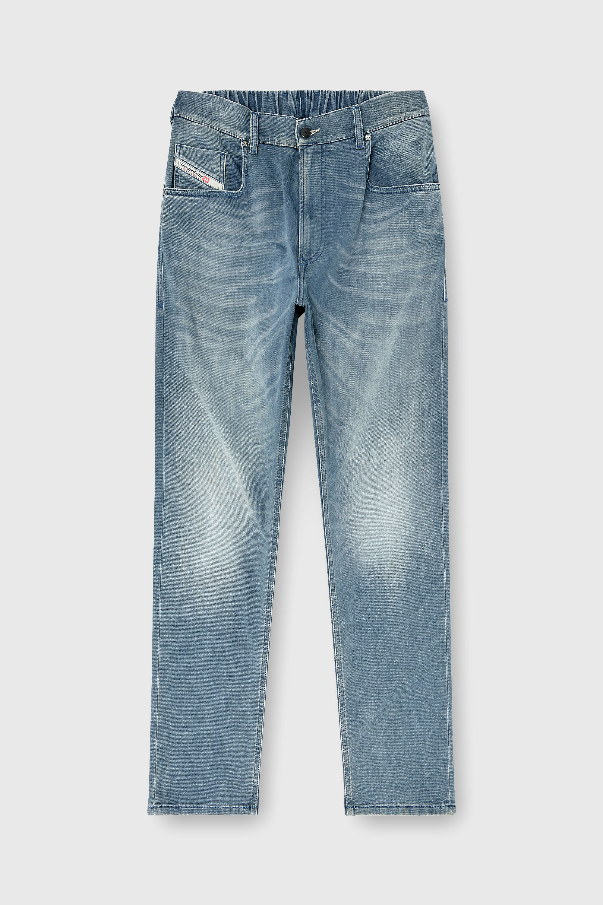Diesel - Regular 2032 D-Krooley-BW Joggjeans&reg; 09P91 Uomo, Blu Chiaro - Image 2